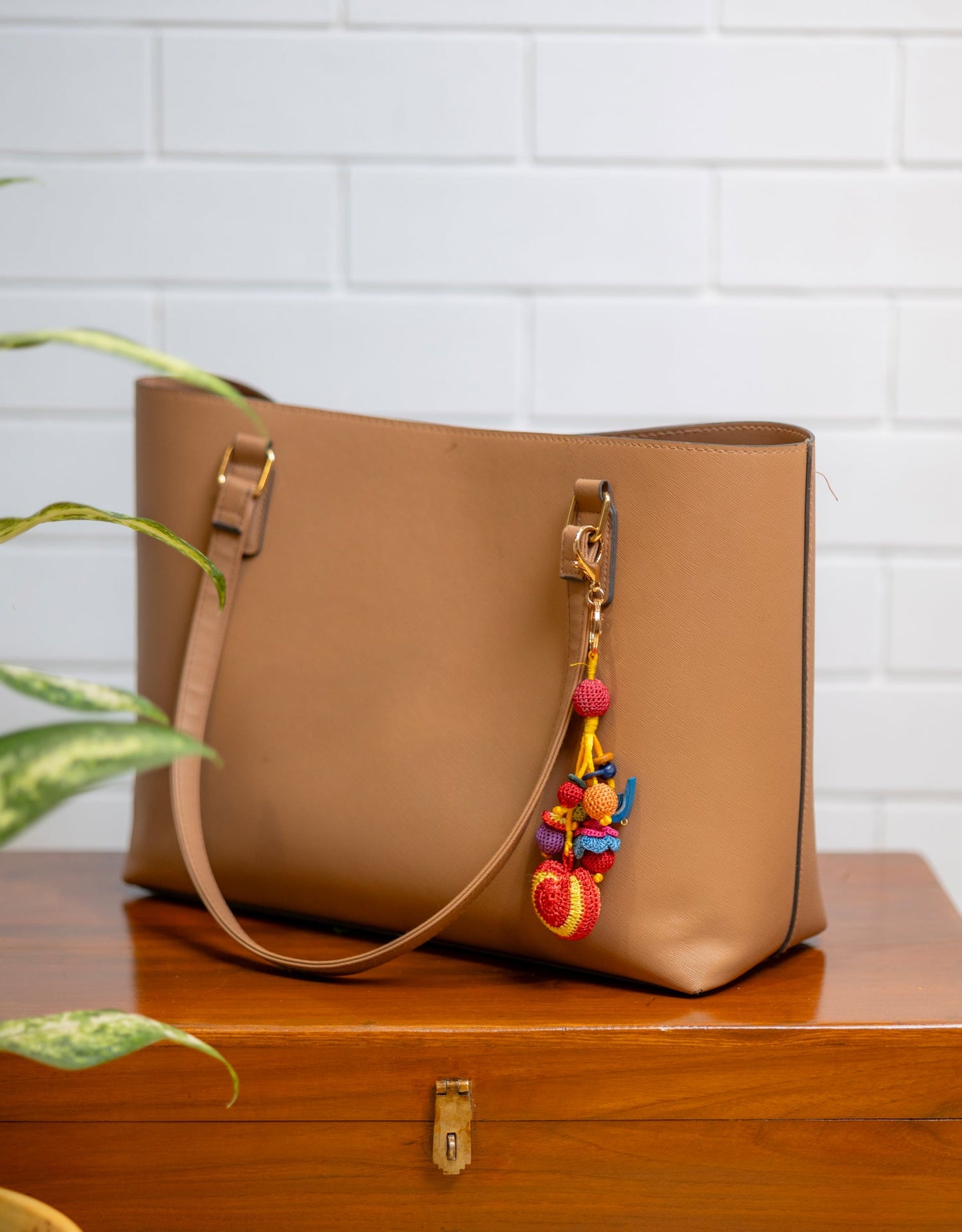 Boho Bag - Handcrafted Heart Charm