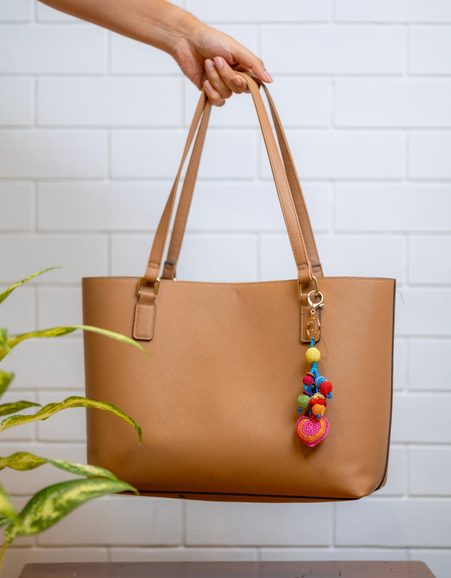 Boho Bag - Handcrafted Heart Charm