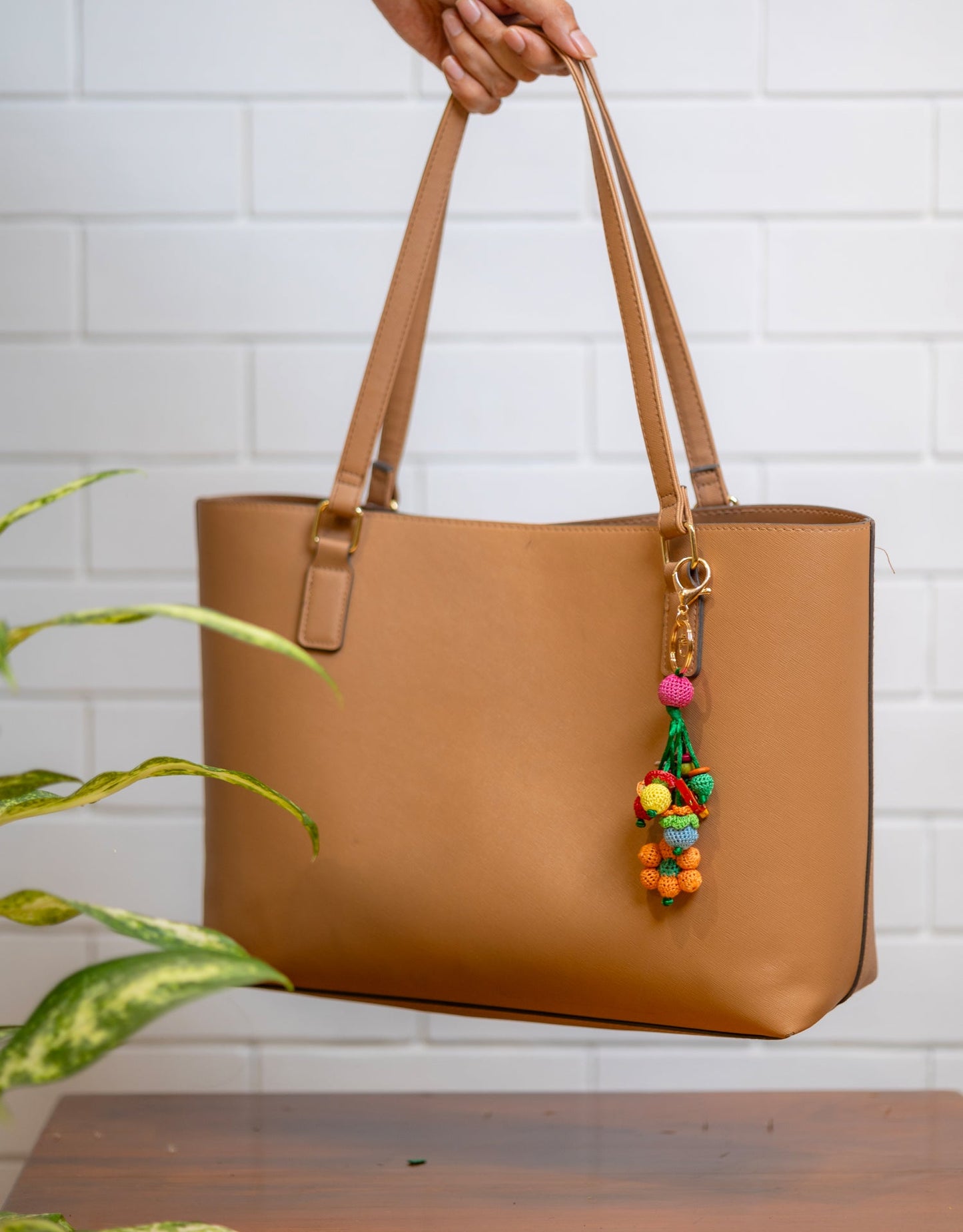 Boho Bag - Handcrafted Flower Charm