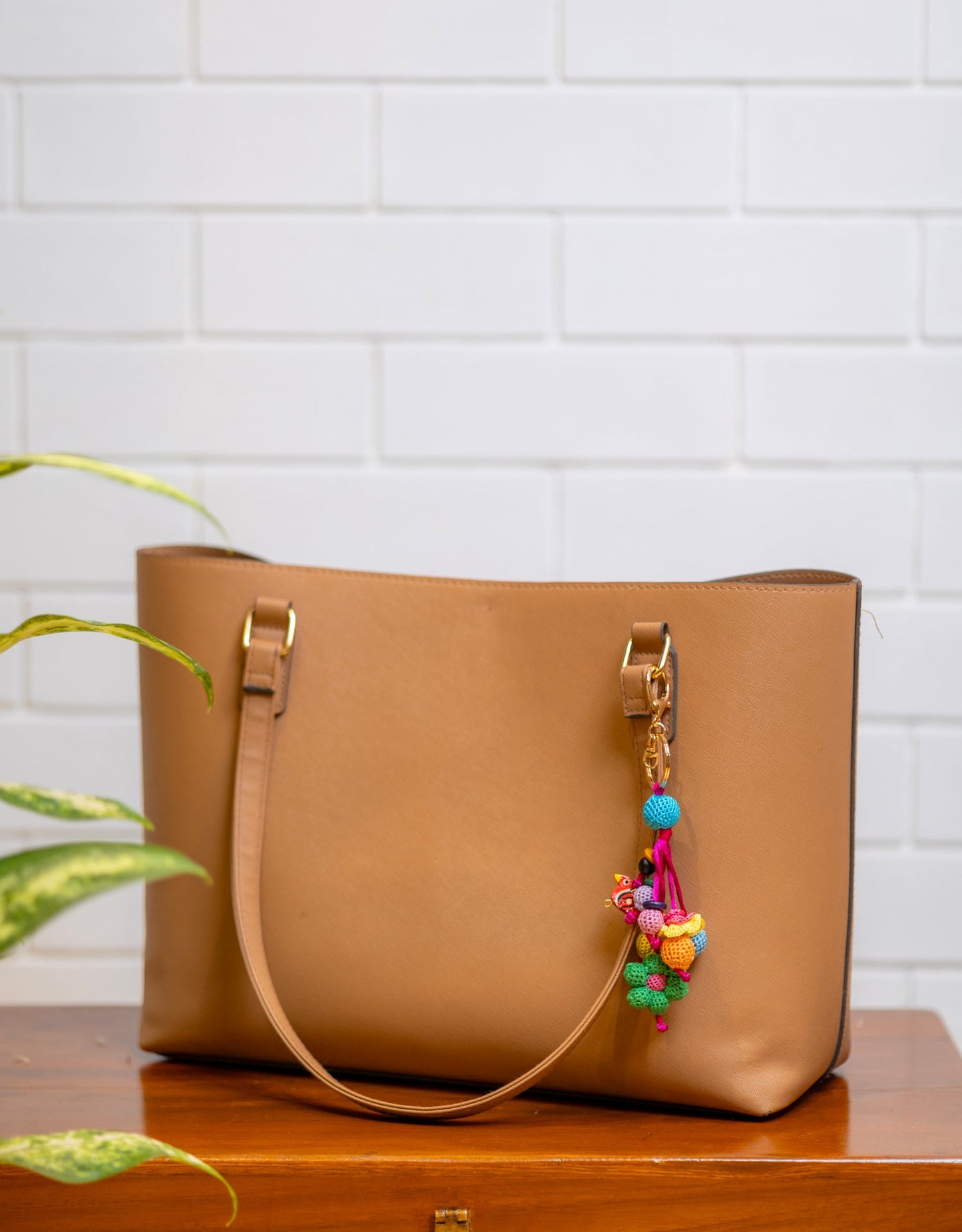 Boho Bag - Handcrafted Flower Charm