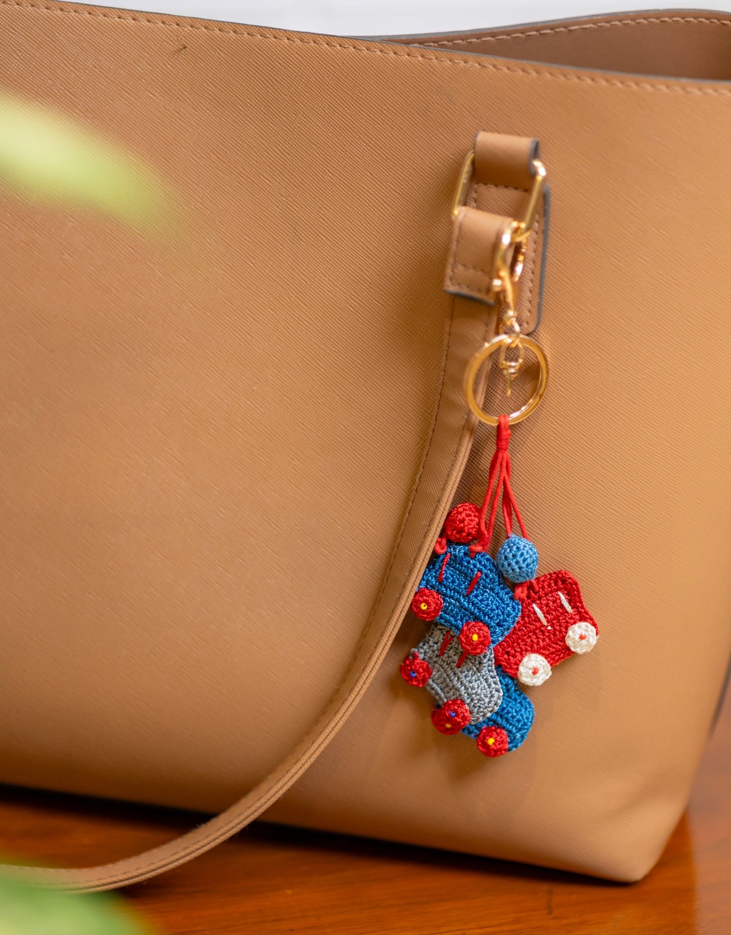 Boho Bag Charm - Handcrafted Motorcar
