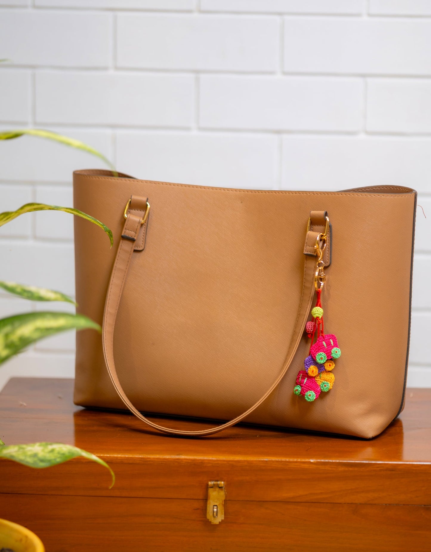 Boho Bag Charm - Handcrafted Motorcar