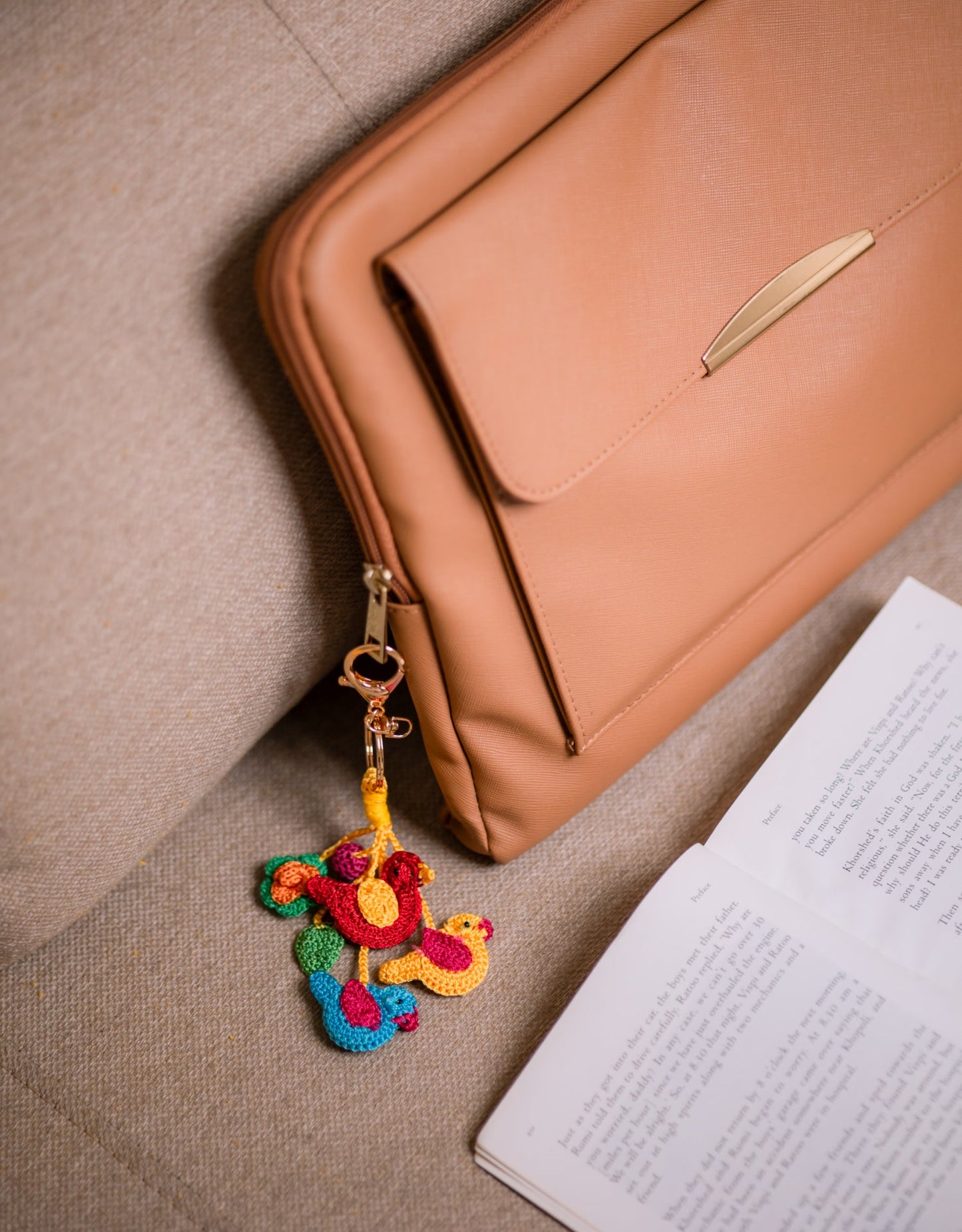 Boho Bag Charm Handcrafted - Chirpy Chidiya