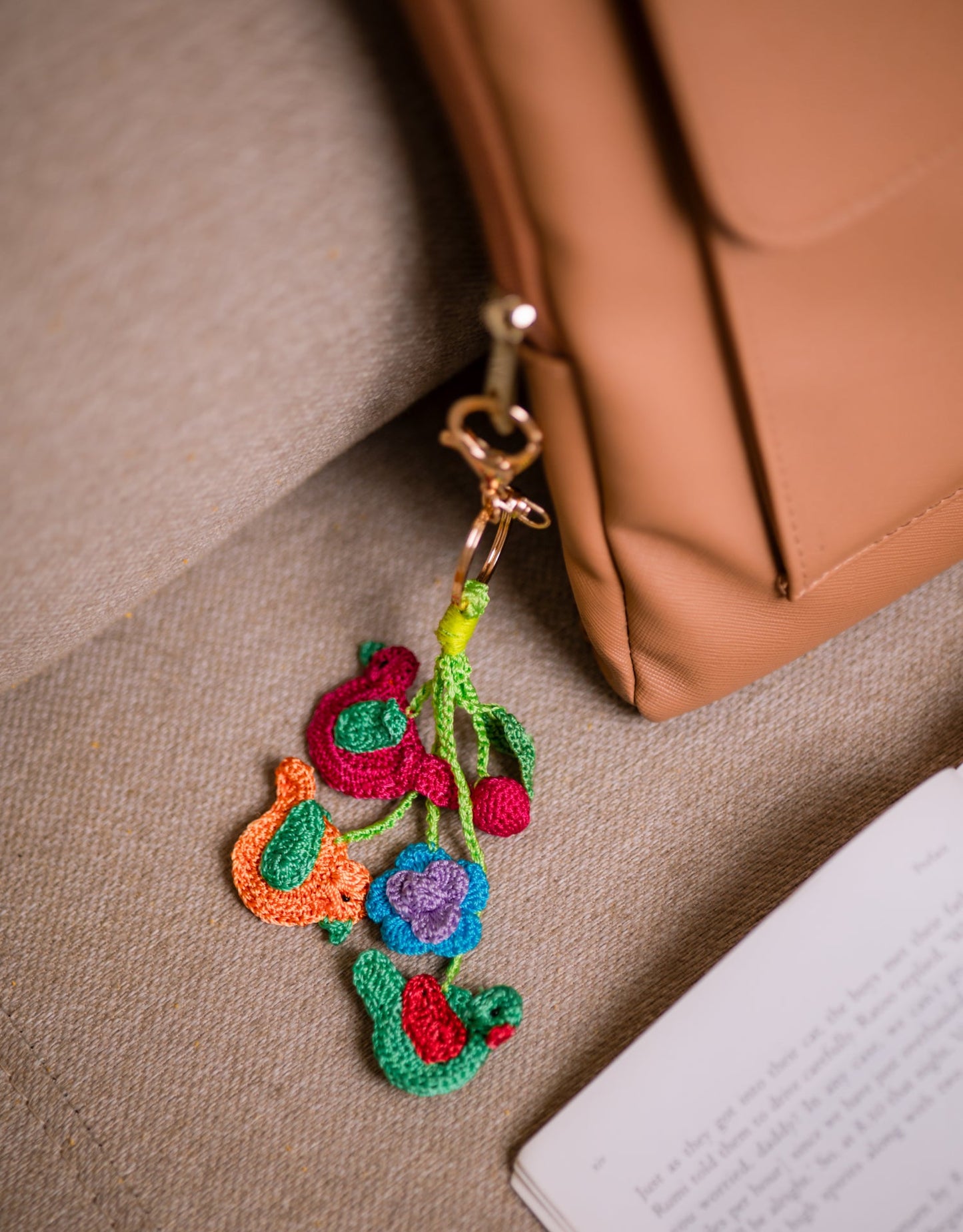 Boho Bag Charm Handcrafted - Chirpy Chidiya