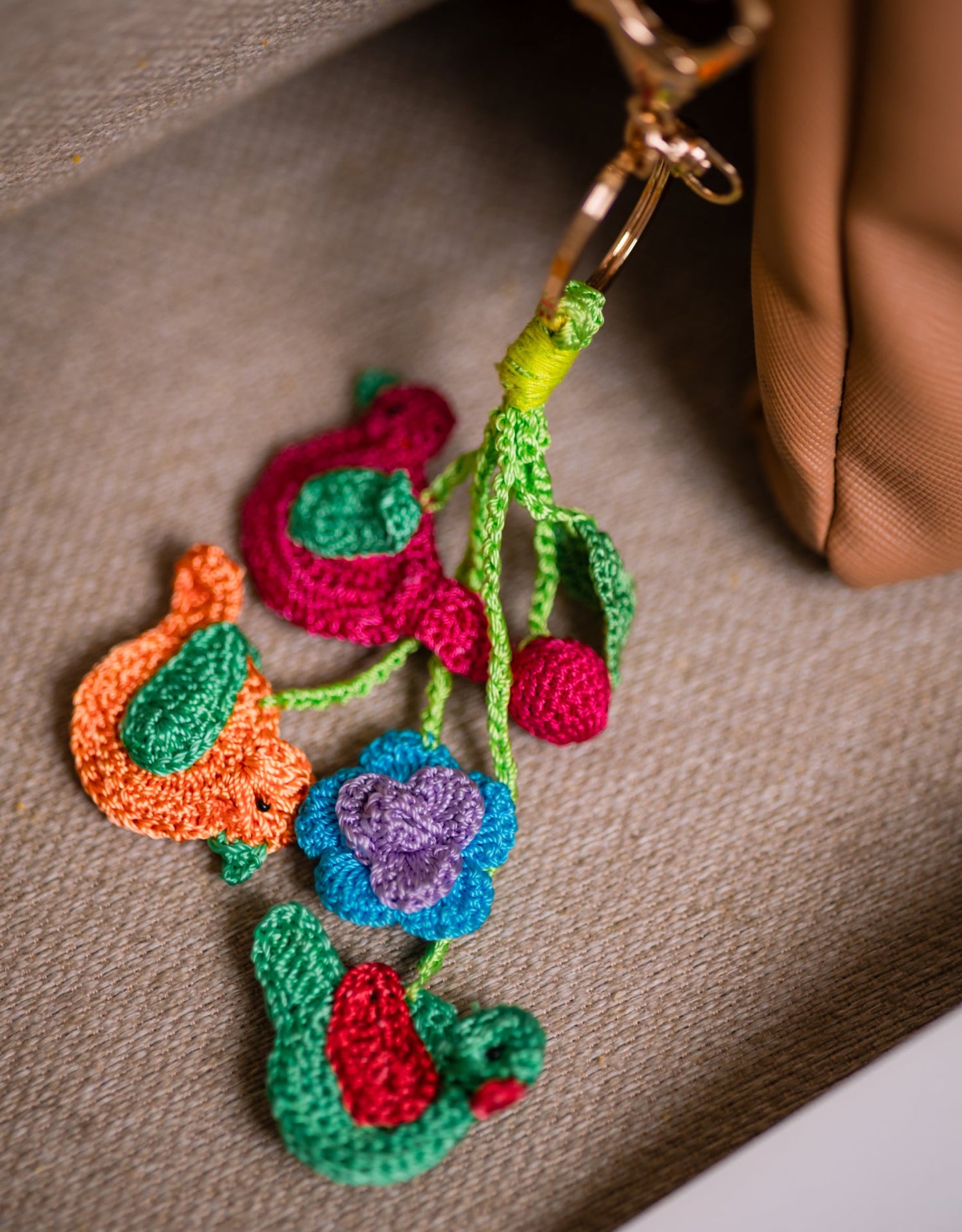 Boho Bag Charm Handcrafted - Chirpy Chidiya