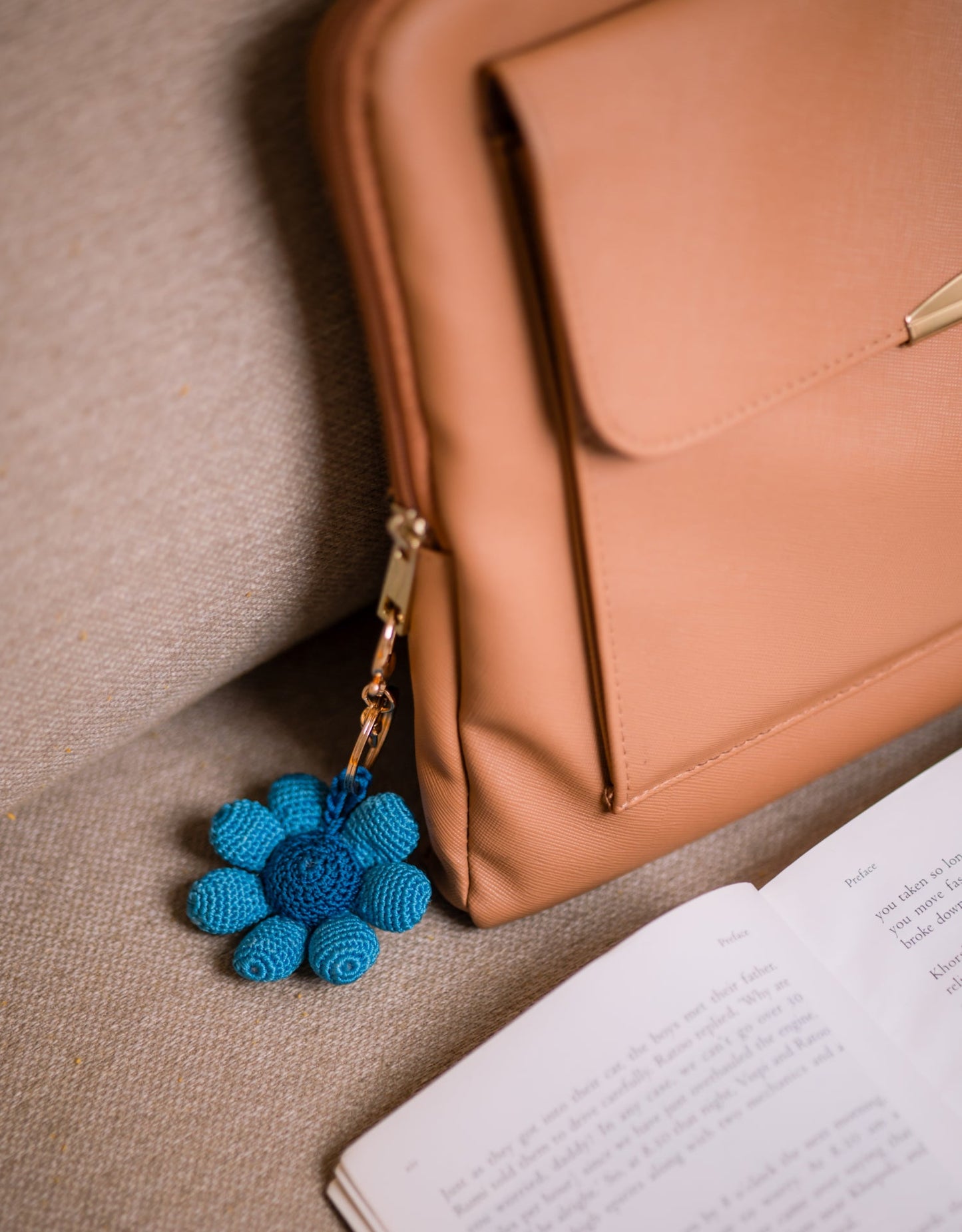 Boho Bag Charm - Neela Phool