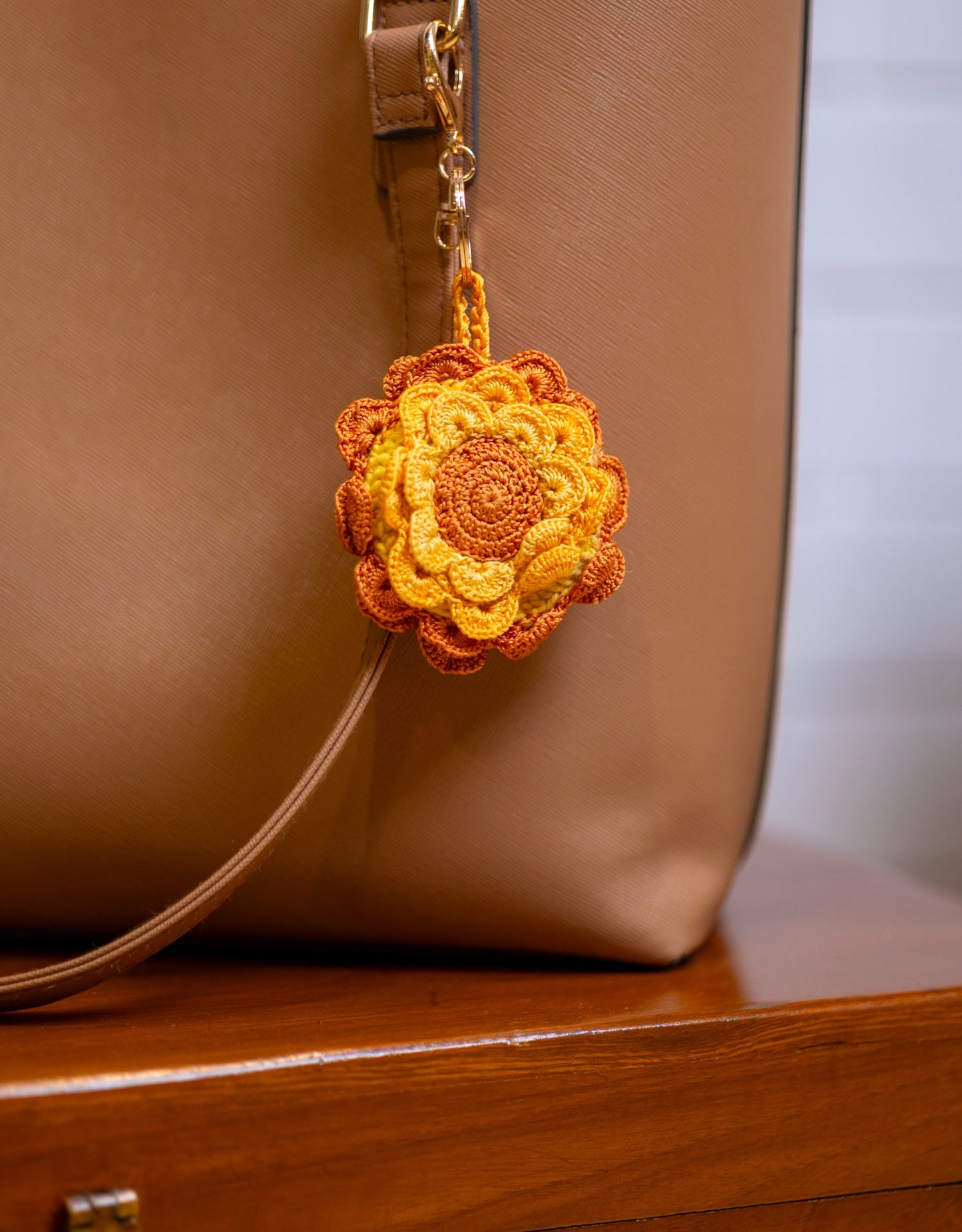 Boho Bag Charm - Surajmukhi