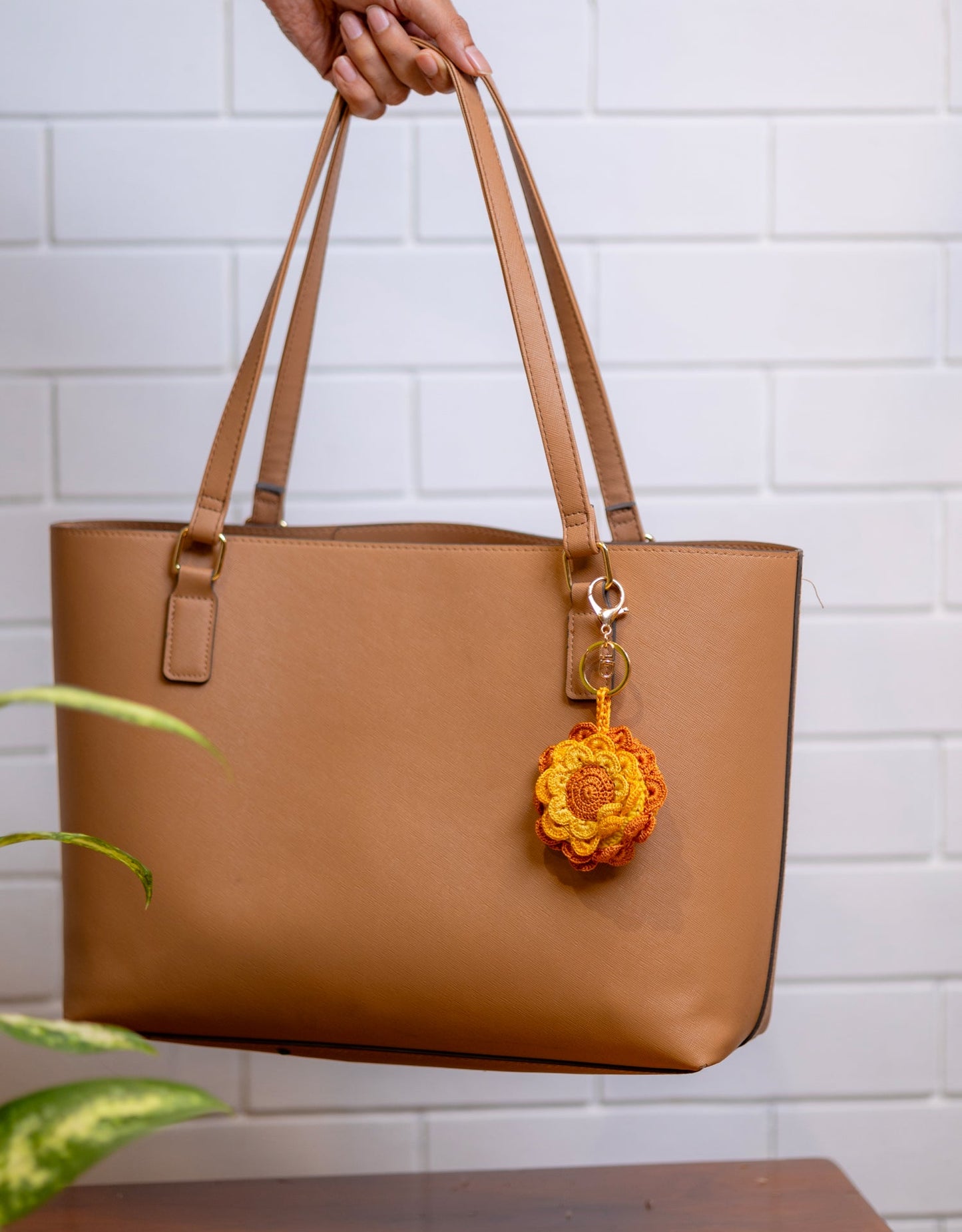 Boho Bag Charm - Surajmukhi