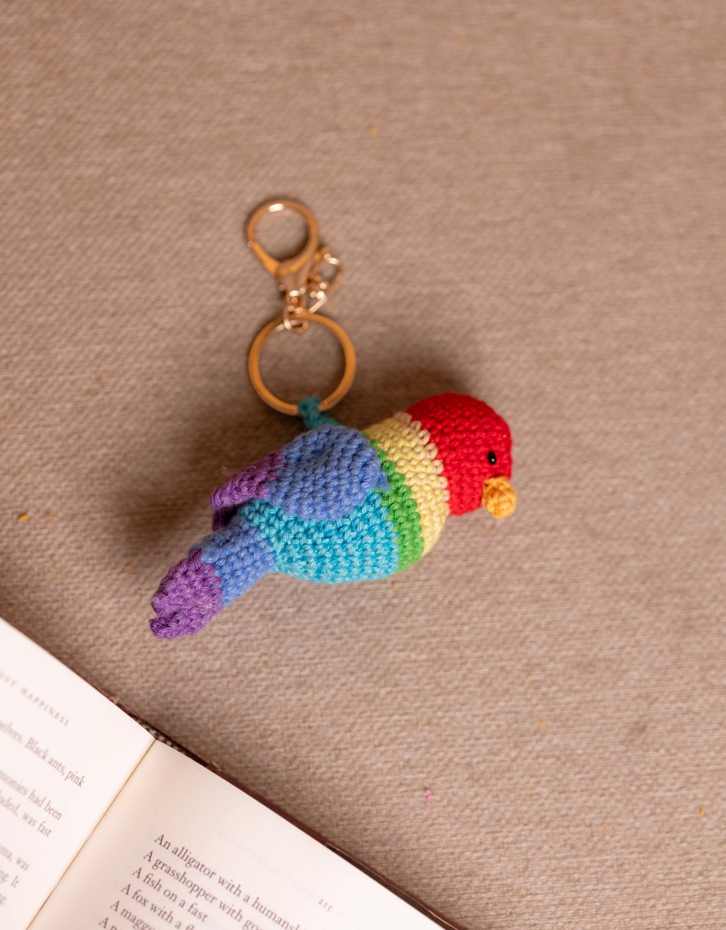 Boho Bag Charm - Rang Rangeeli Songbird