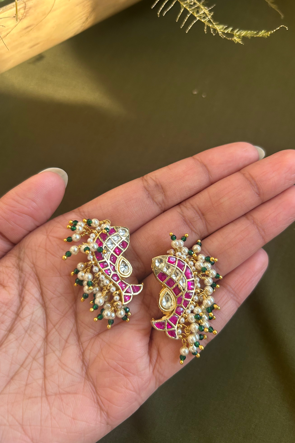 Red Fish Hair Clips