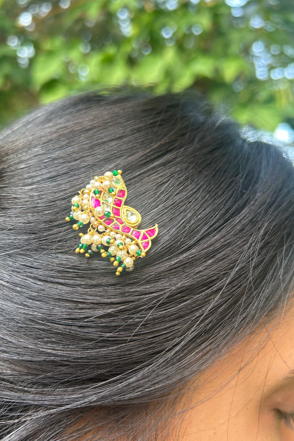 Red Fish Hair Clips