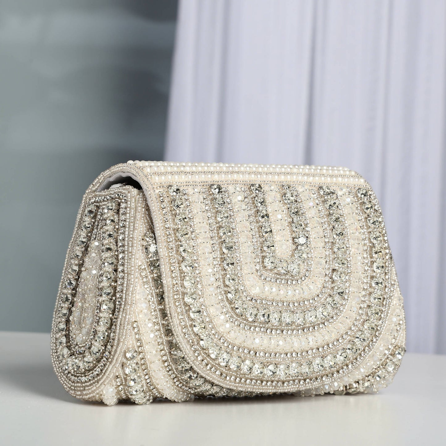 Gold Rush Embroidered Flap Bag