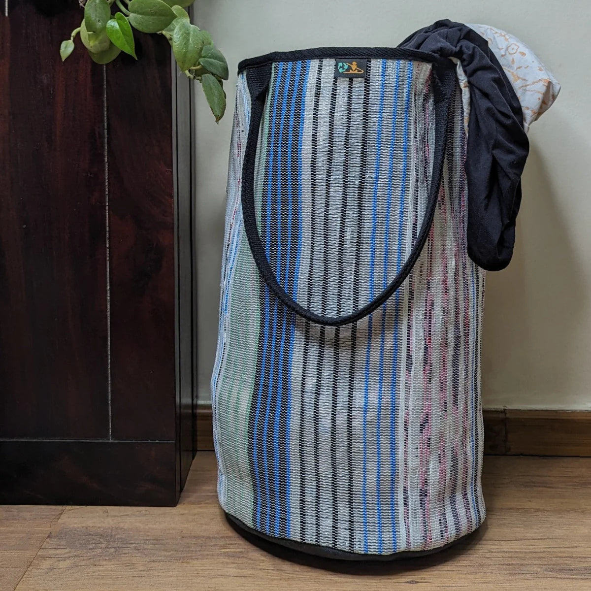 Upcycled Handwoven: Laundry Bag