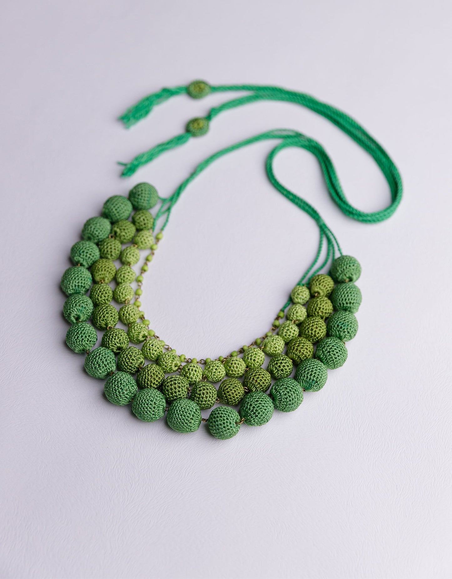 Aadya Hand-crochet Ombre Necklace
