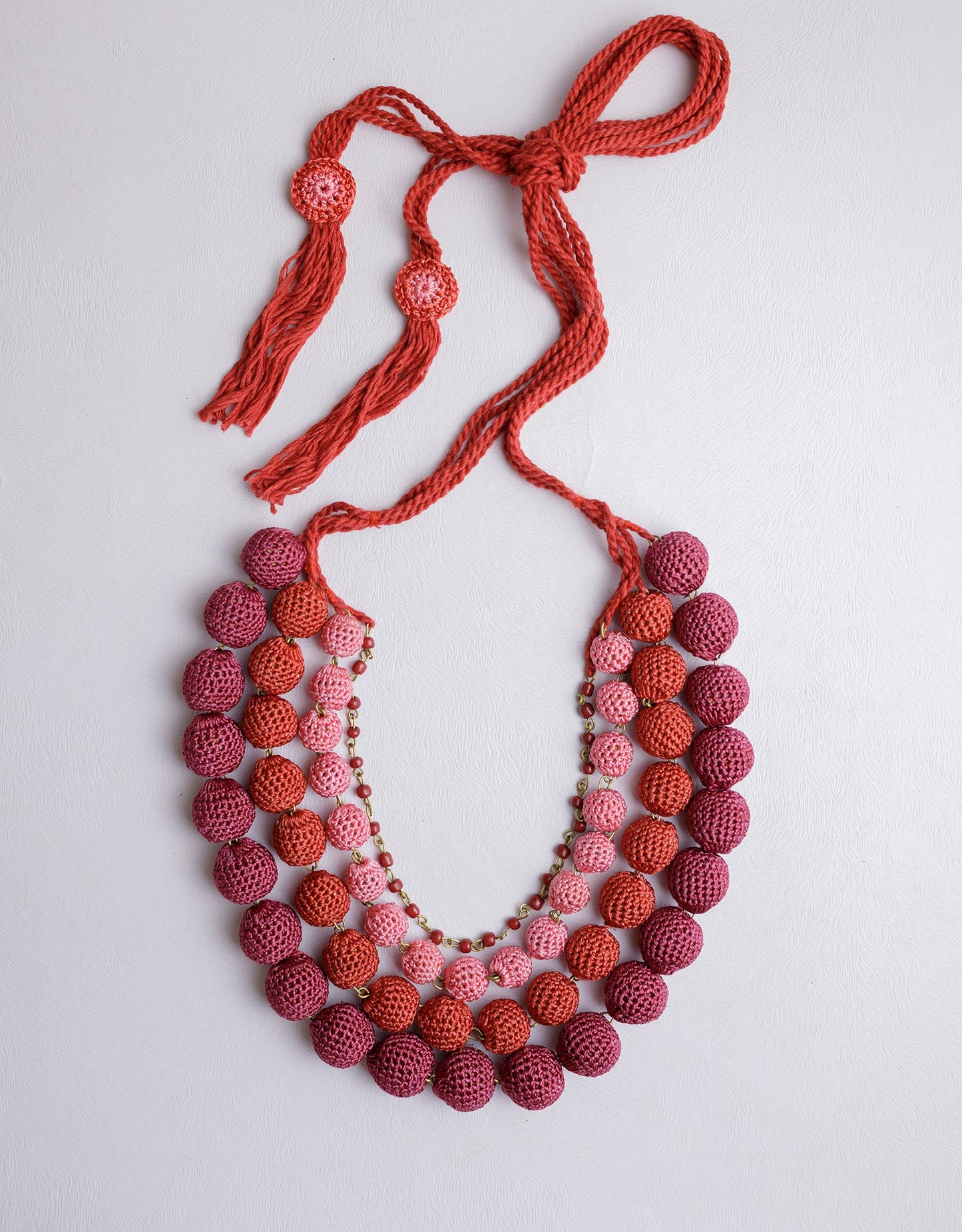 Aadya Hand-crochet Ombre Necklace