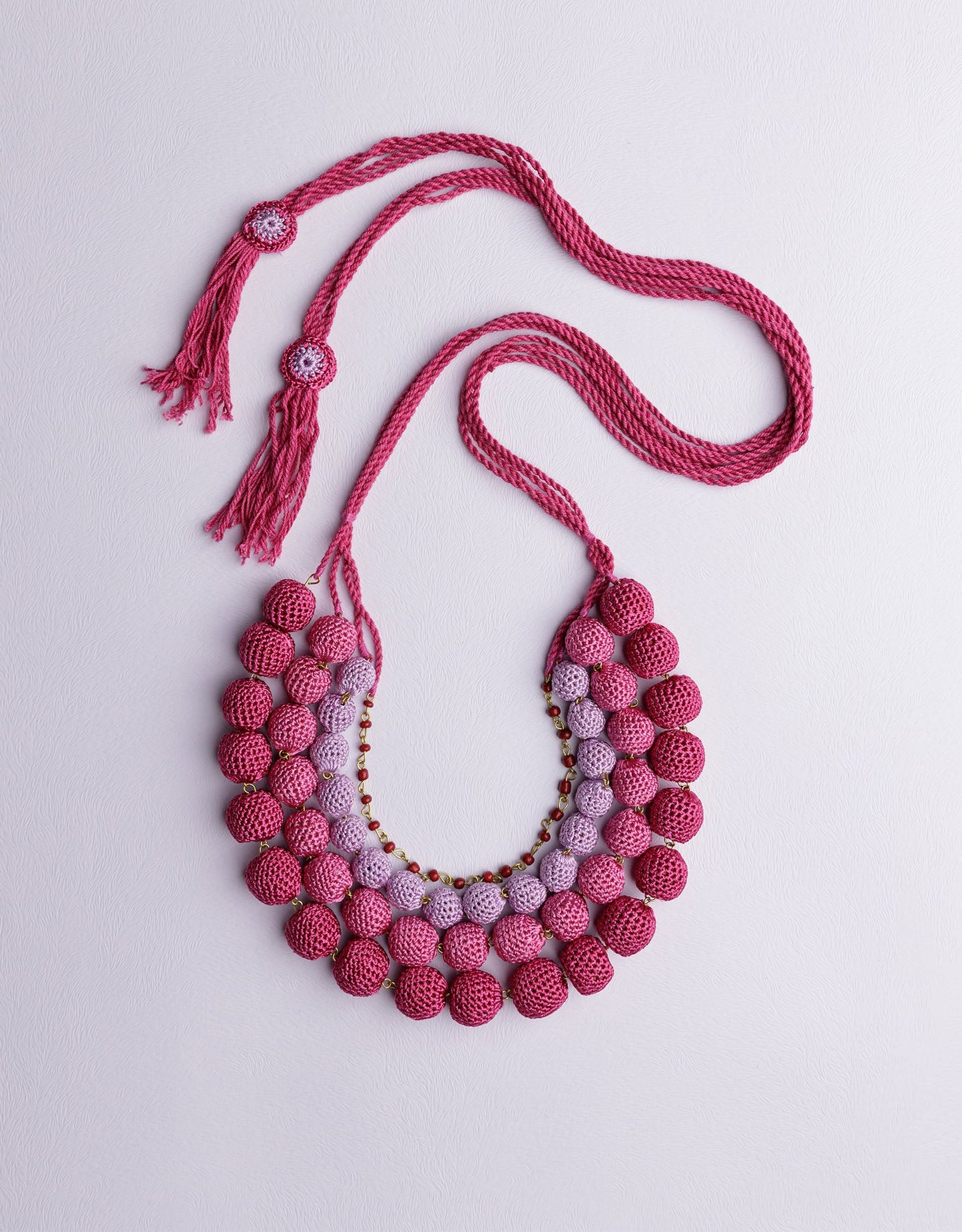 Aadya Hand-crochet Ombre Necklace