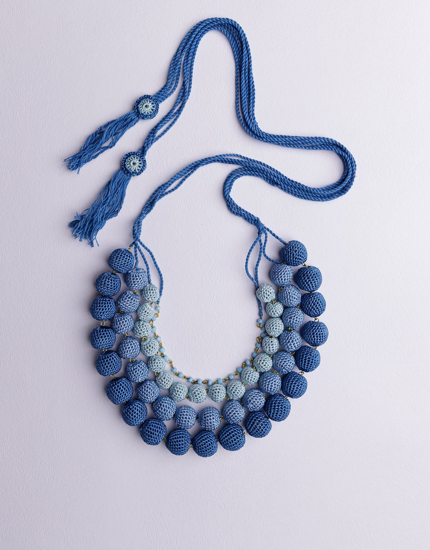 Aadya Hand-crochet Ombre Necklace