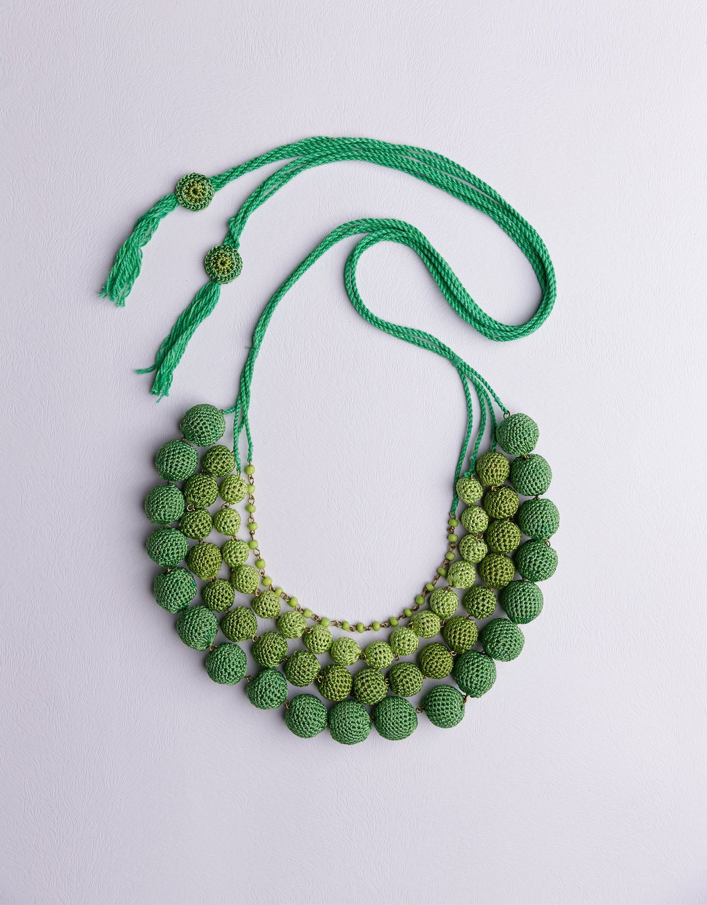 Aadya Hand-crochet Ombre Necklace