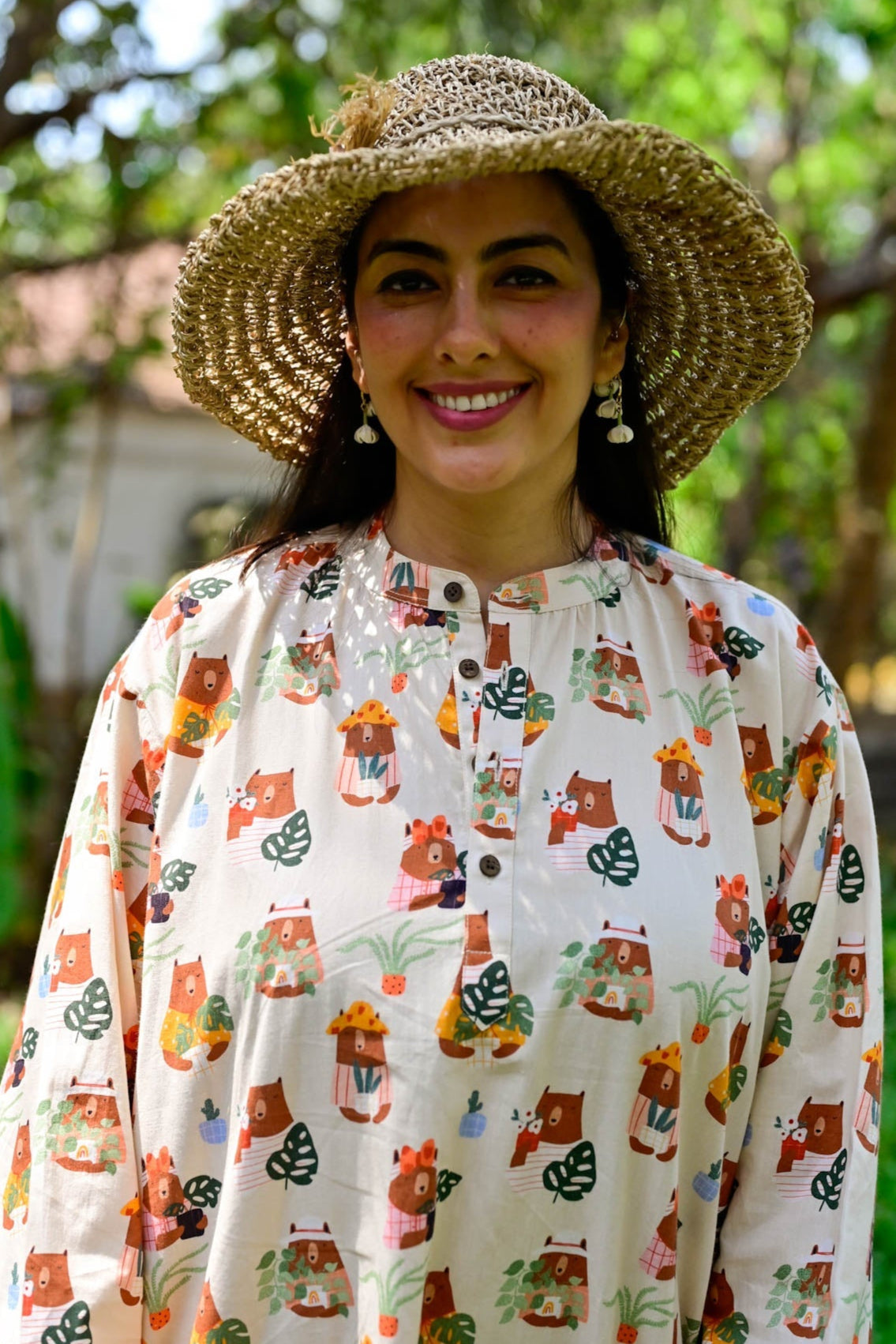 Garden Bears Susegad Shirt Dress