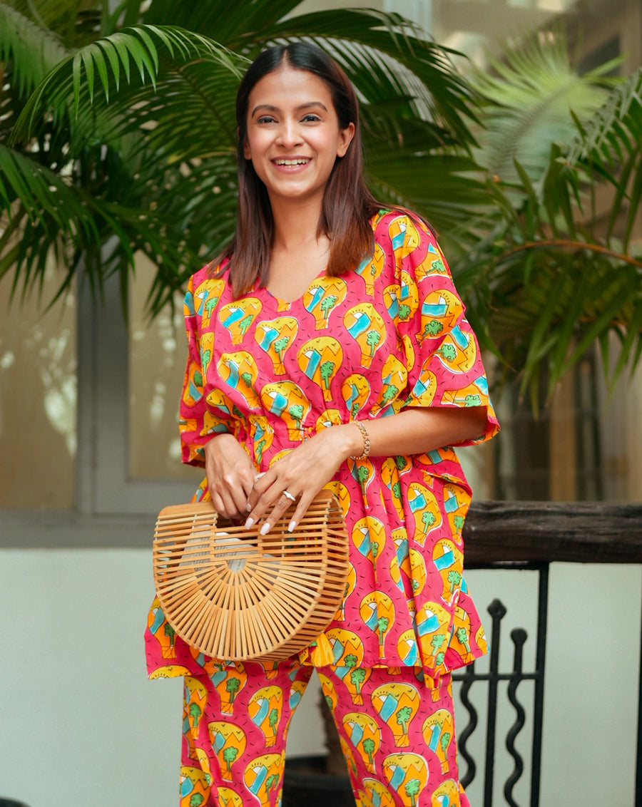 Paradise Chill Jams Cotton Co-ord Set