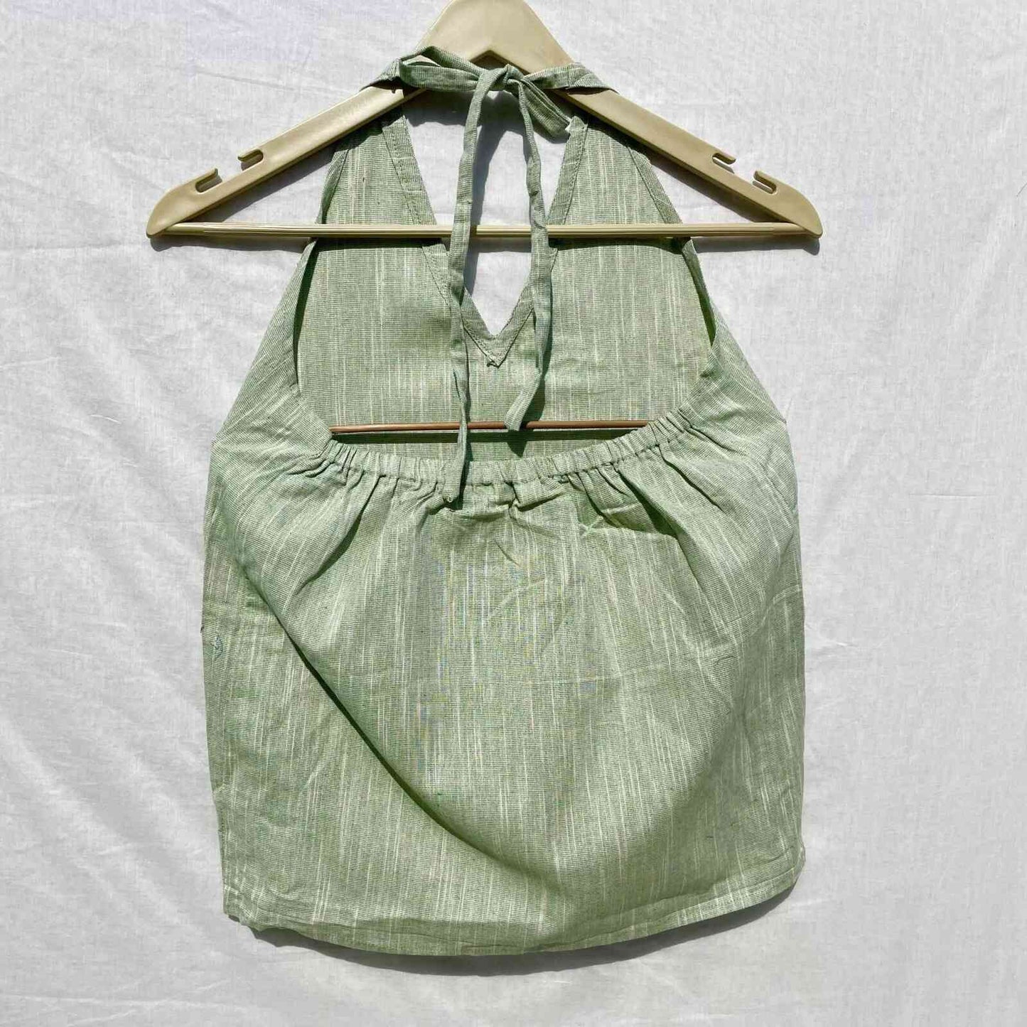 Halter Neck Khadi Cotton Top