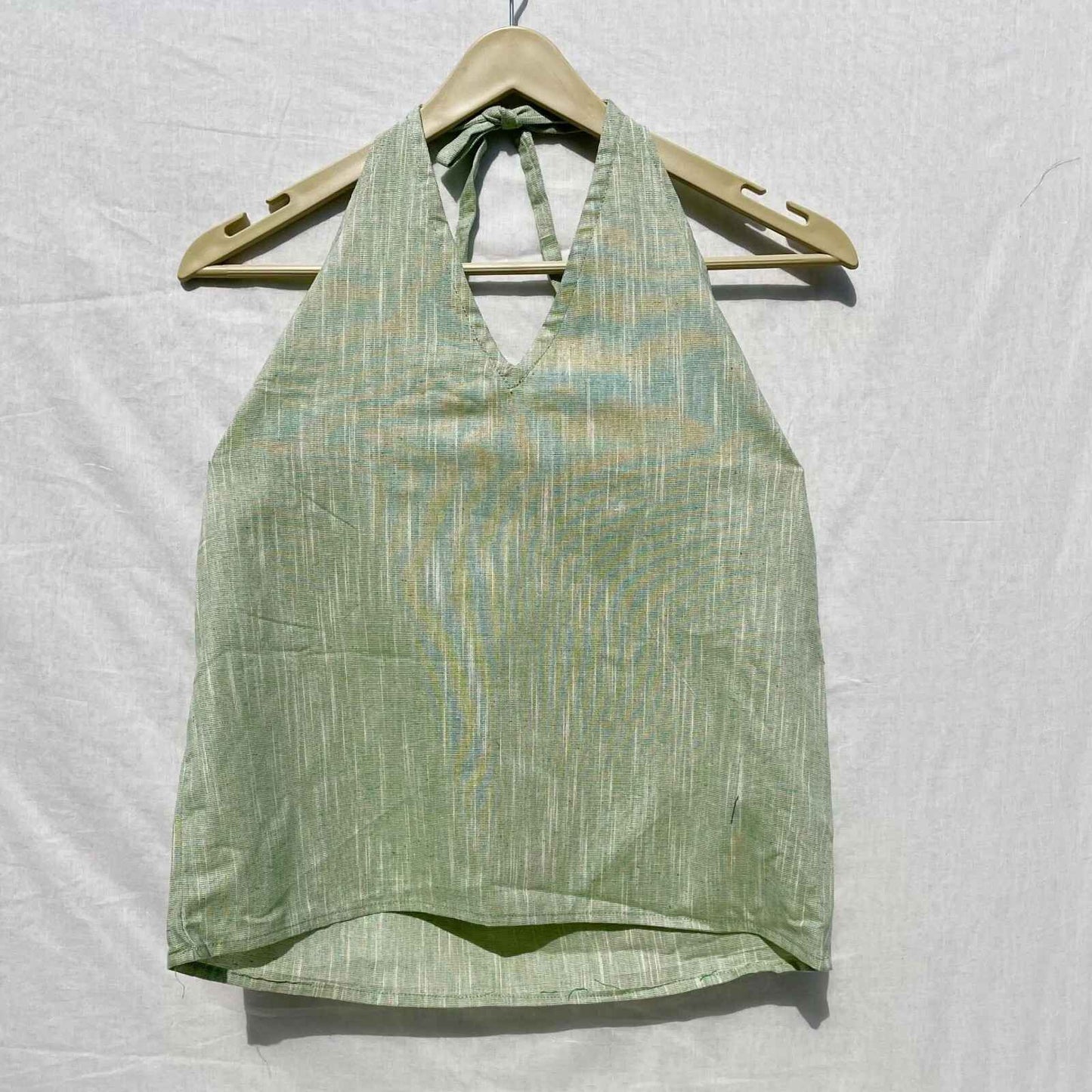 Halter Neck Khadi Cotton Top
