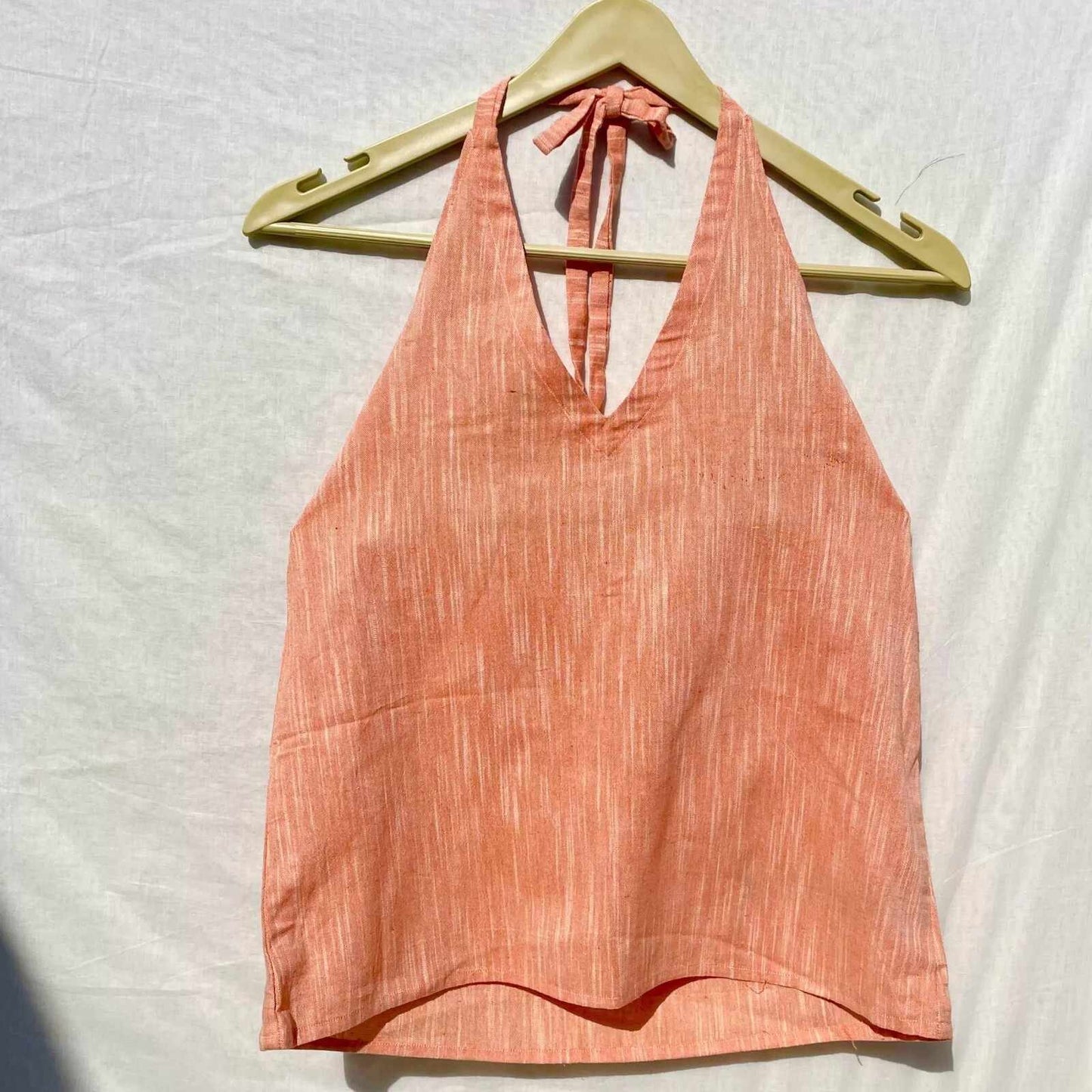 Halter Neck Khadi Cotton Top