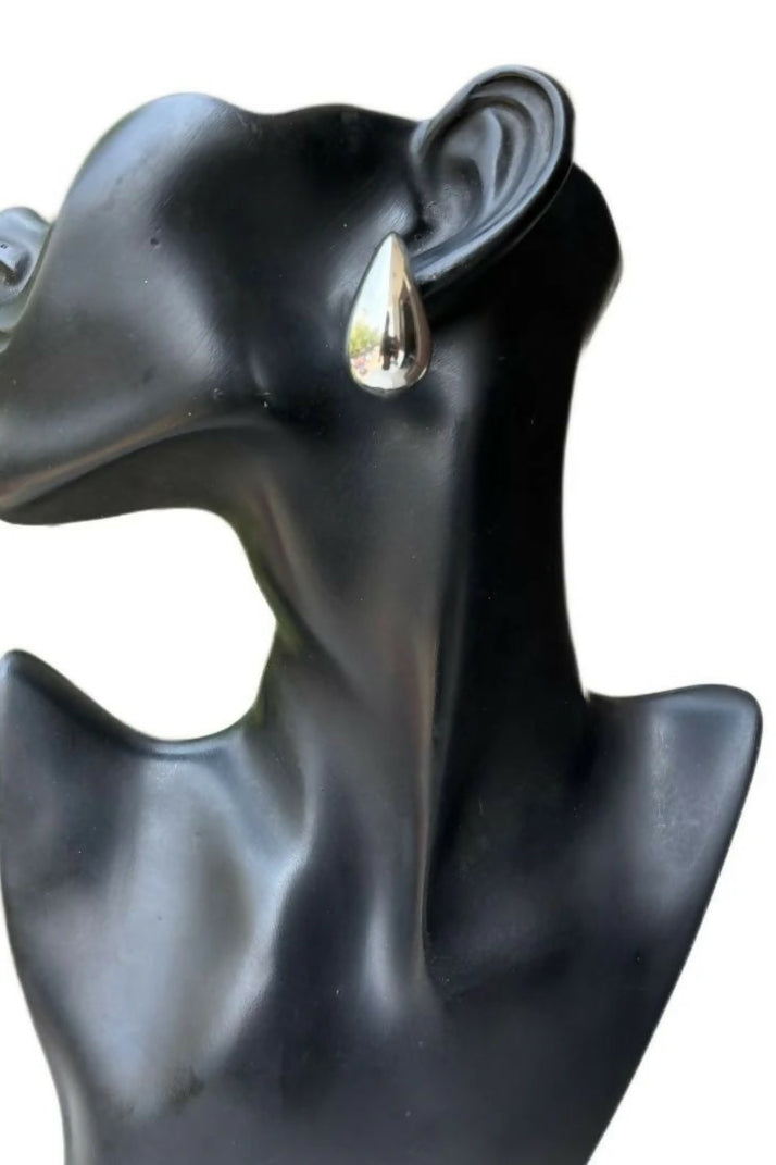 Silver Tear Drop Earrings