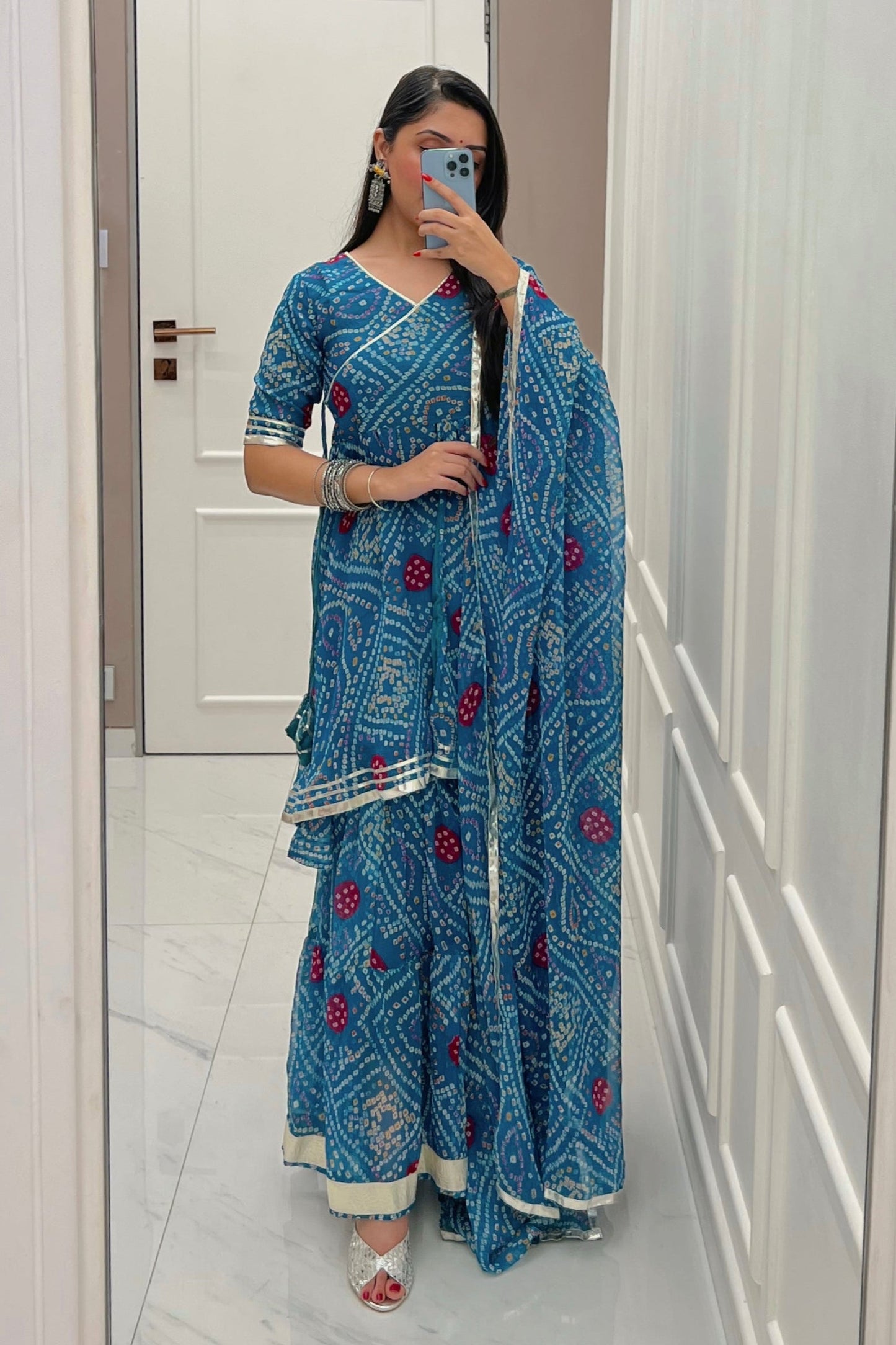 Keshvi Chiffon Sharara Set