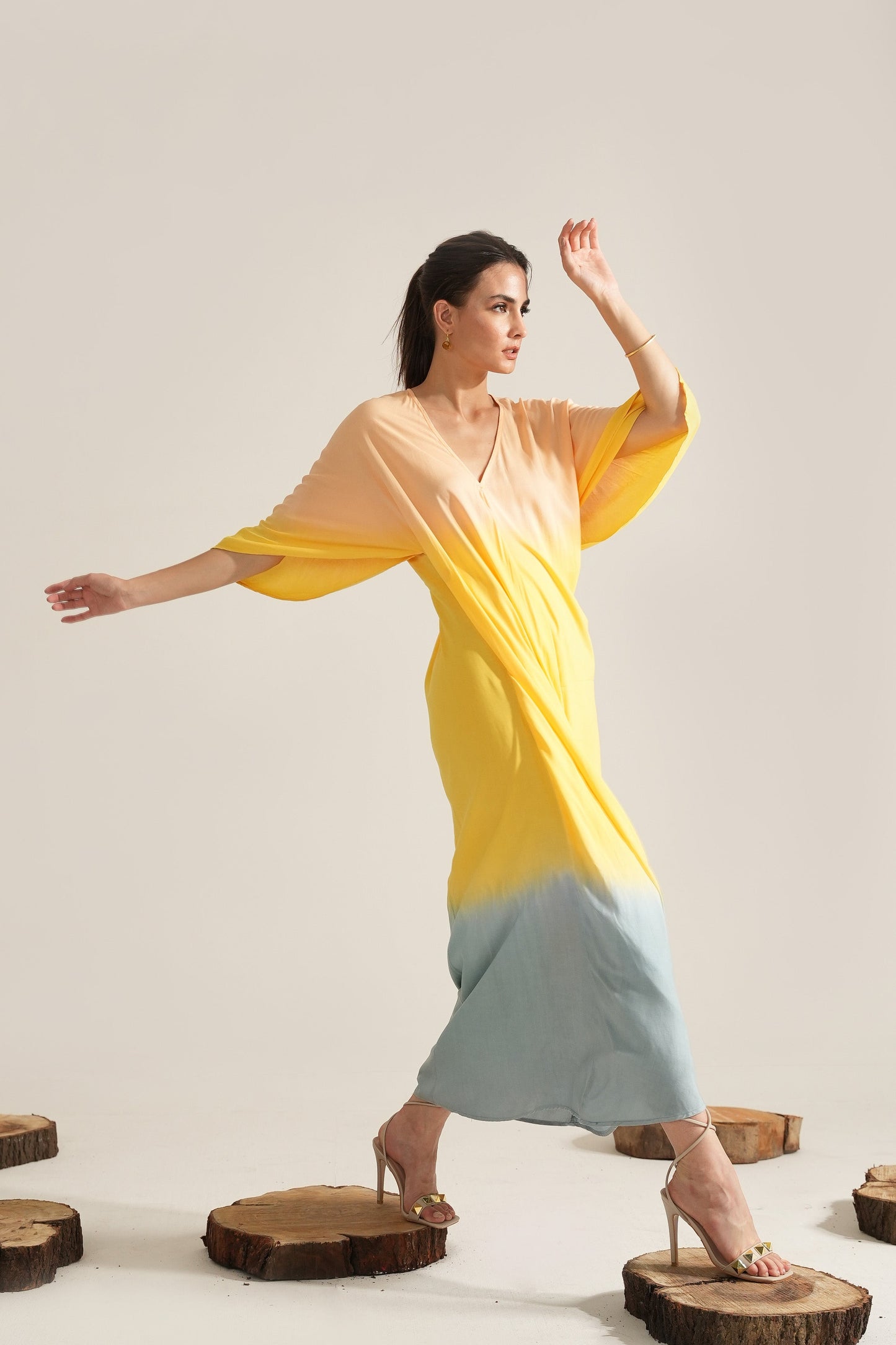 Iris Shibori Tie-dye Dress