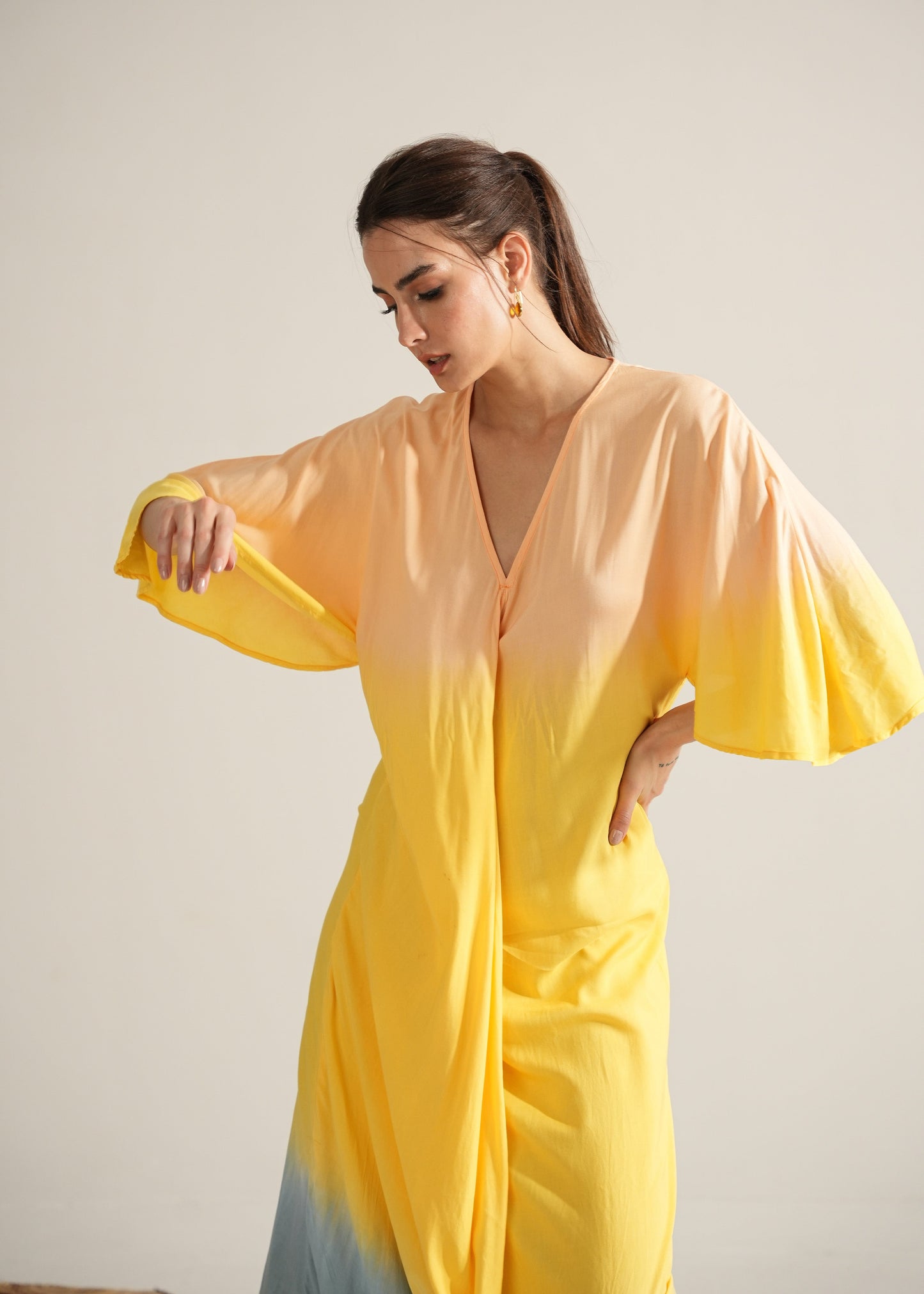 Iris Shibori Tie-dye Dress