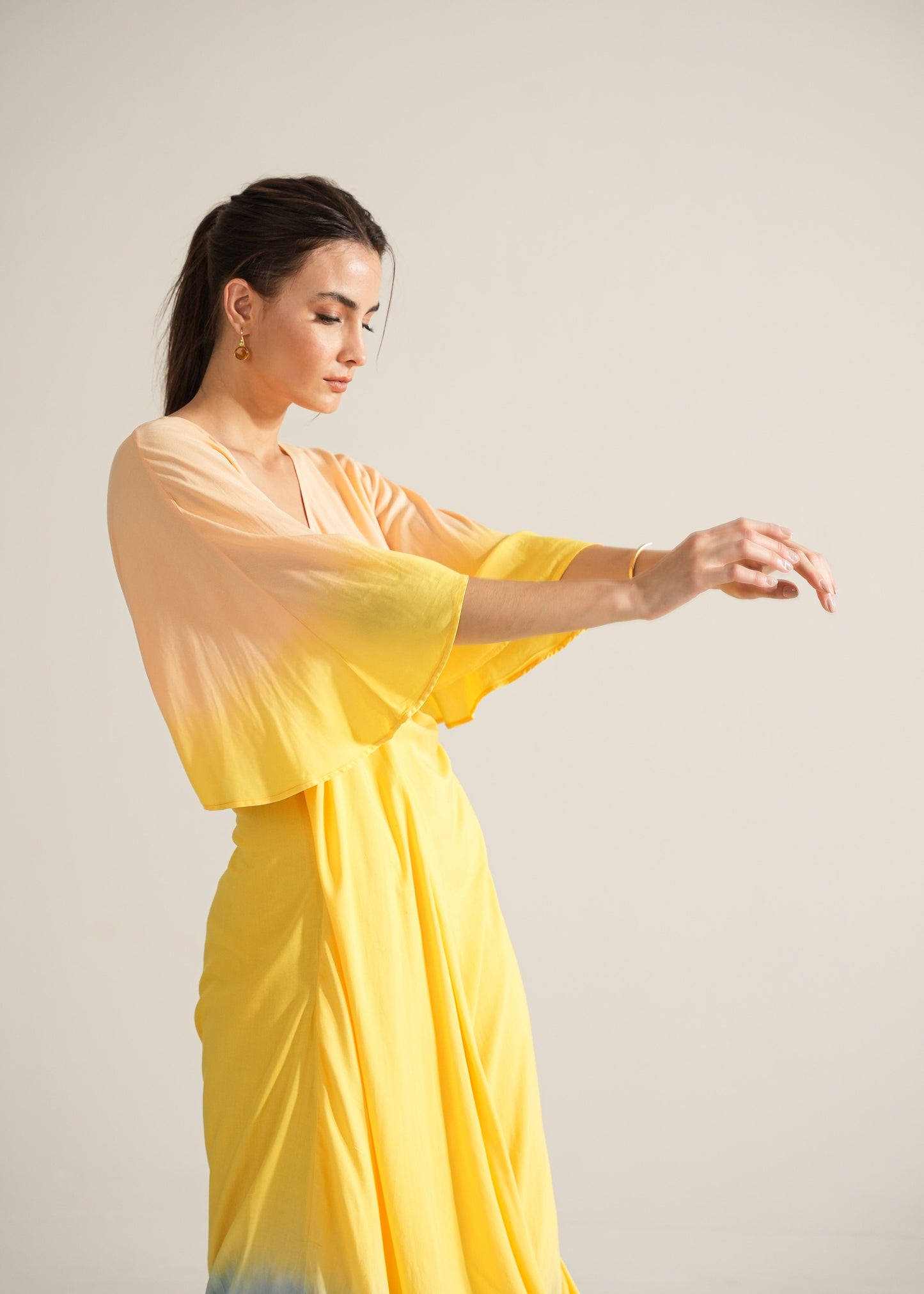 Iris Shibori Tie-dye Dress