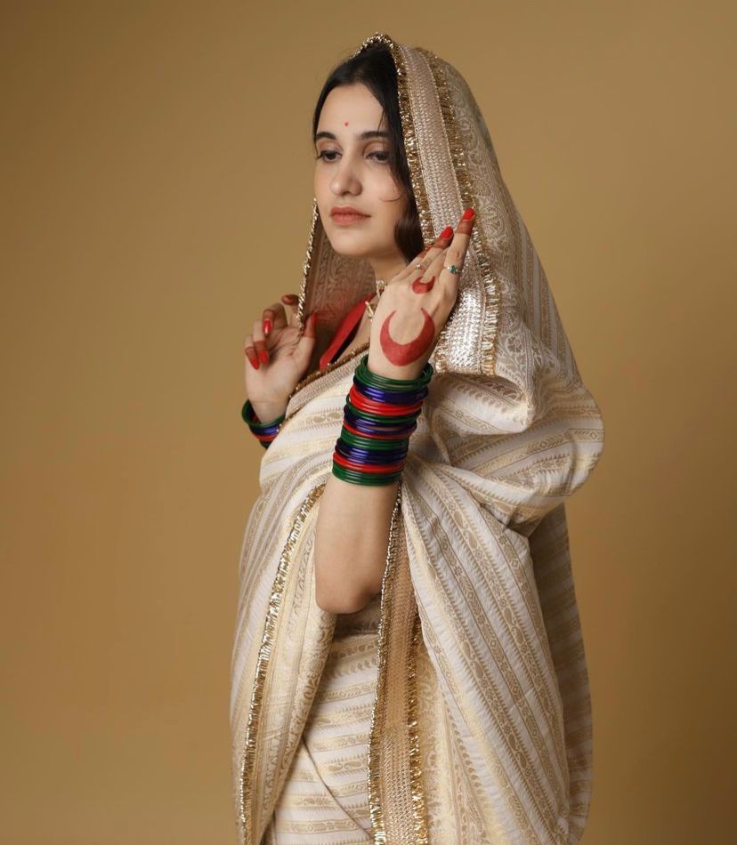 Off White Aayat Saree