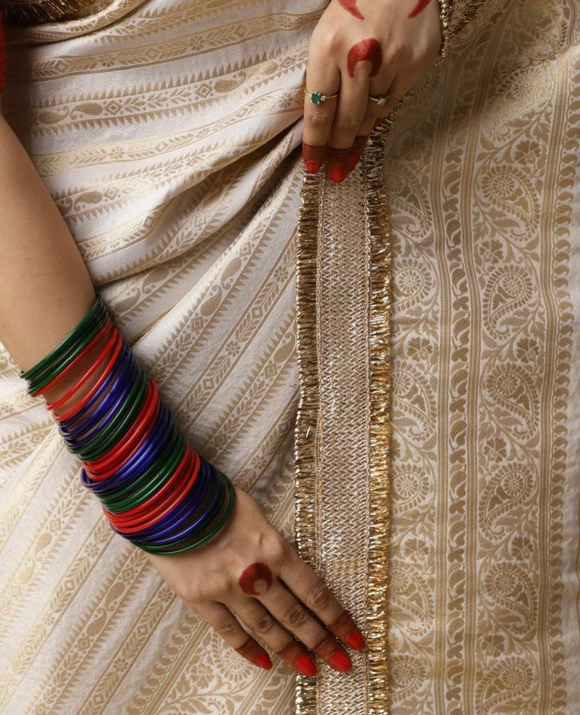 Off White Aayat Saree
