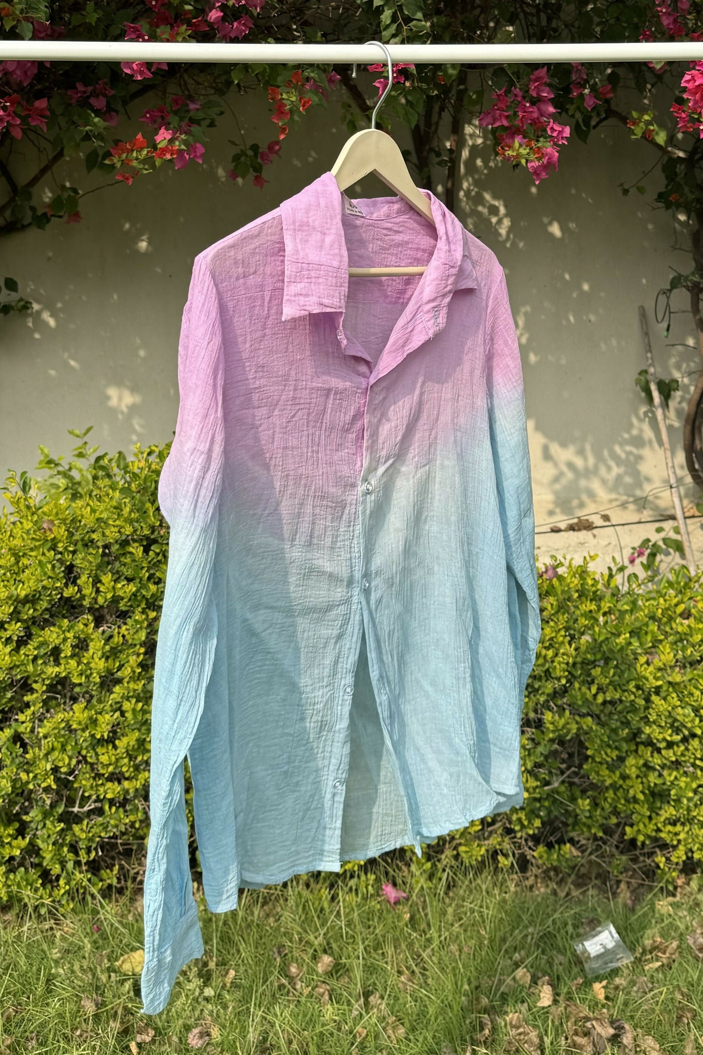 Ombre Two Tone Pastel Shirts