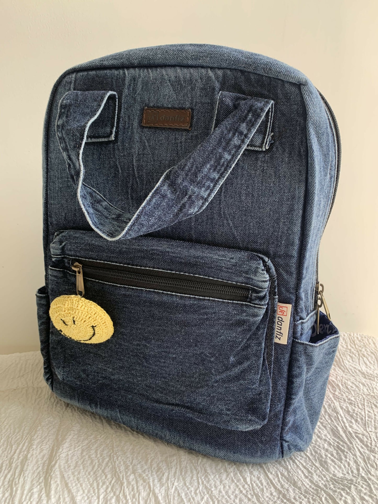 Denim Blue Backpack