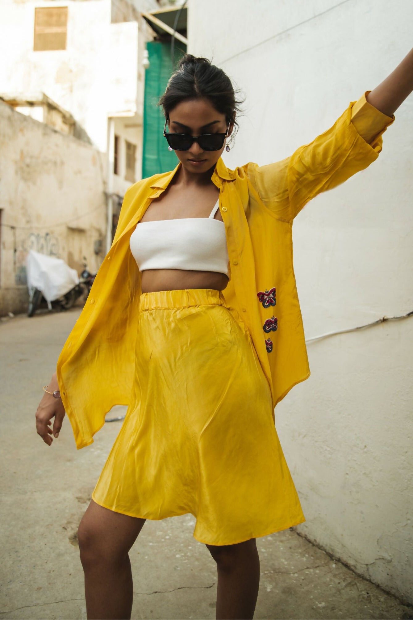 Sage Golden Yellow Skirt