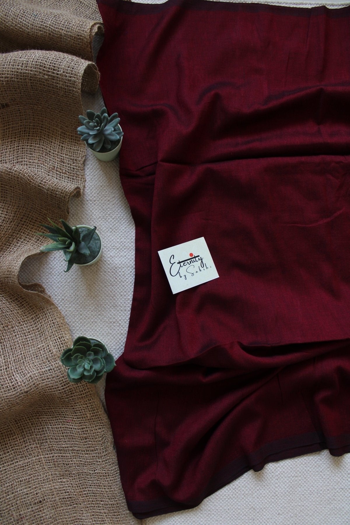 Beet Office Cotton Saree