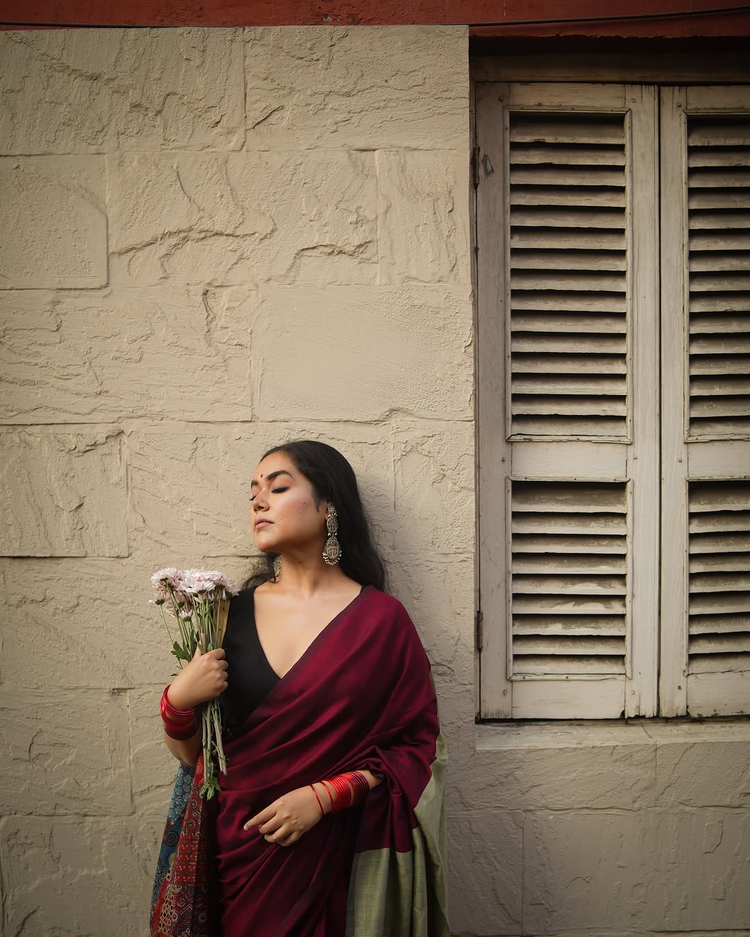 Beet Office Cotton Saree