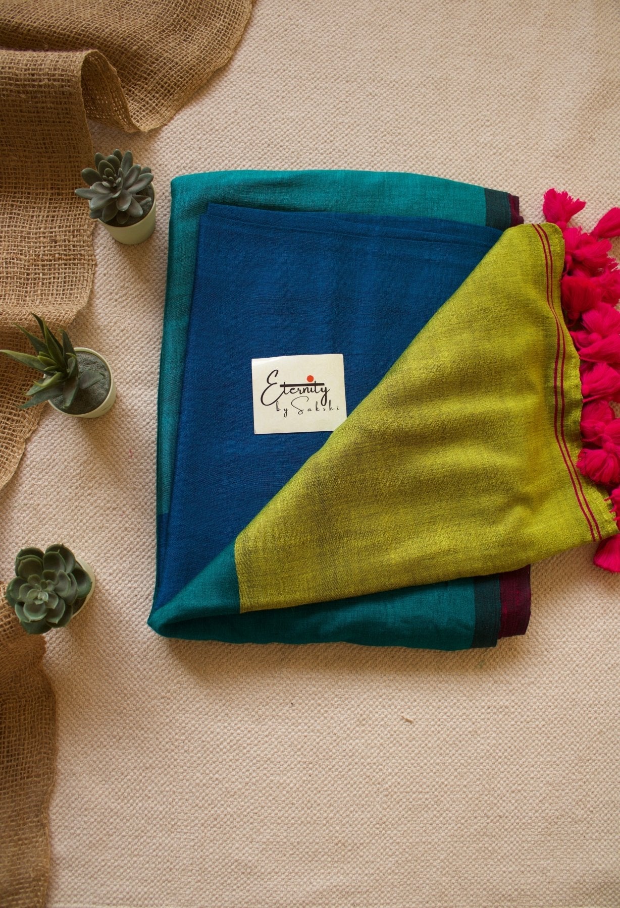 Hues of Colors Office Cotton Saree