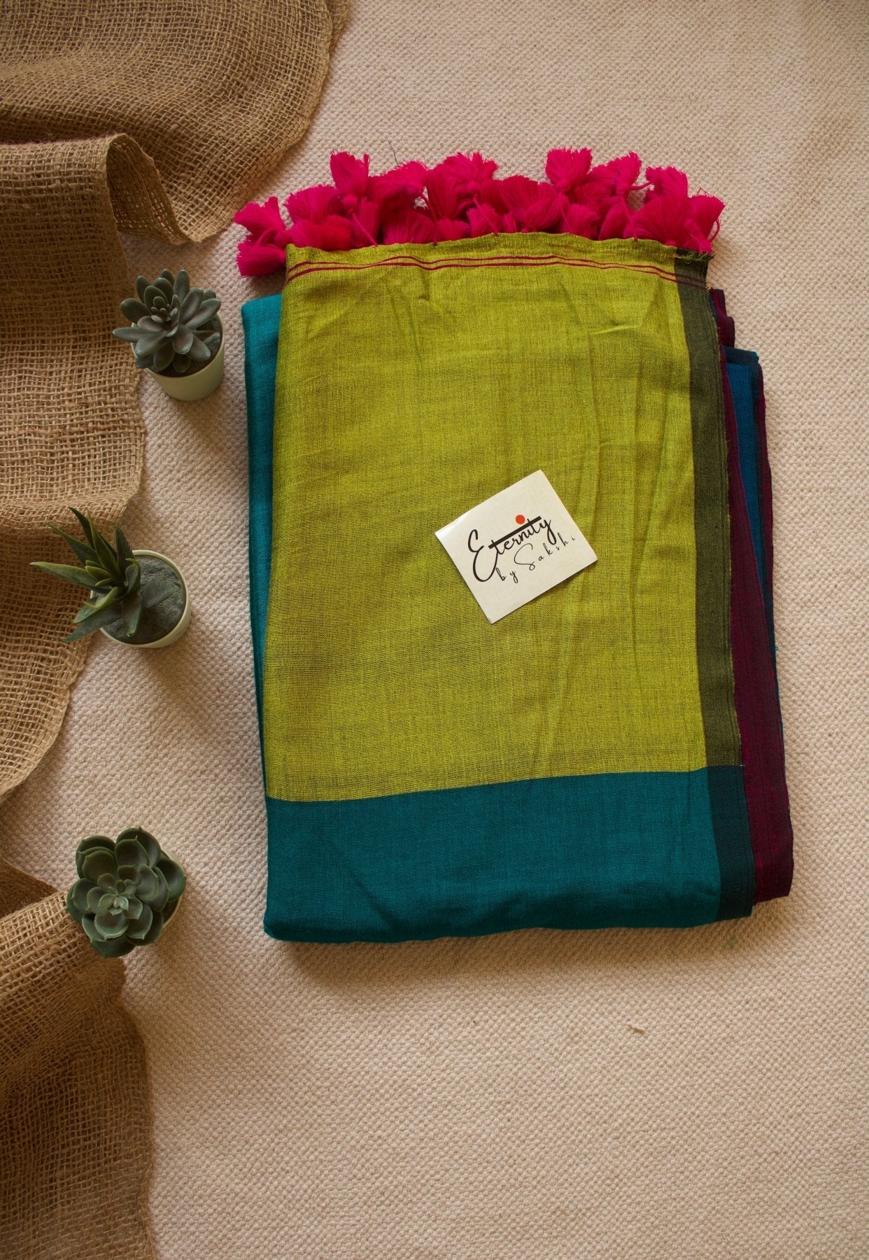 Hues of Colors Office Cotton Saree