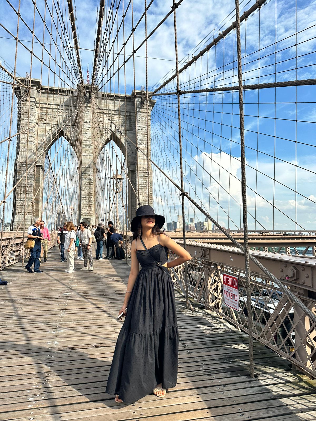 Dalina Black Cotton Dress