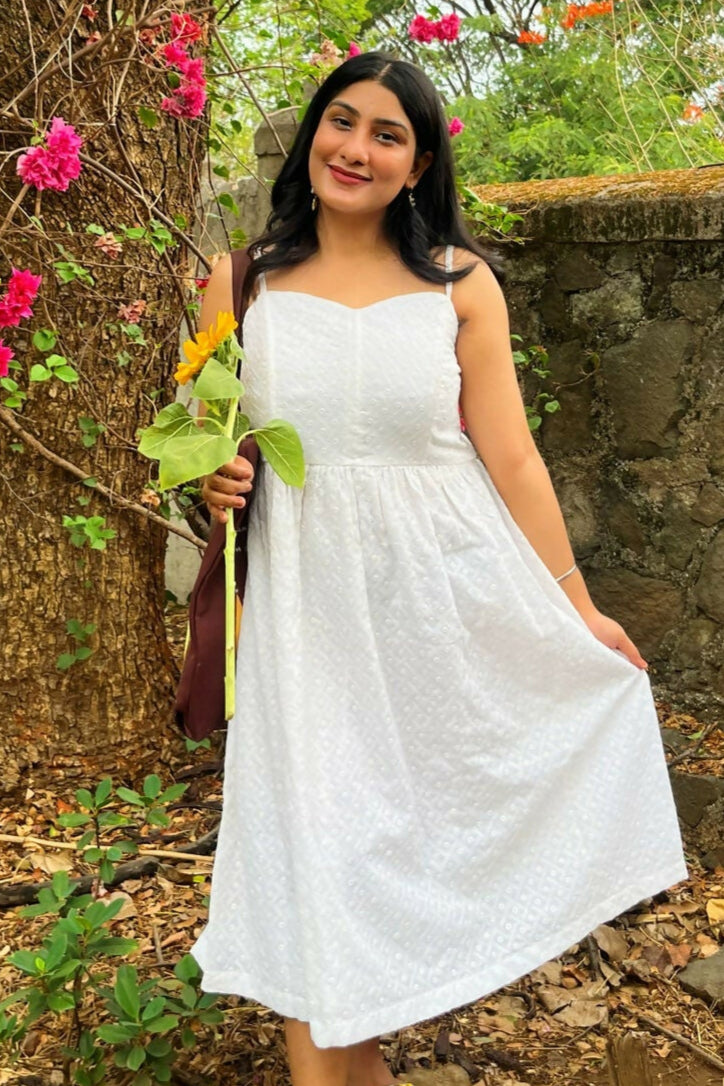 Soft Girl Era White Dress
