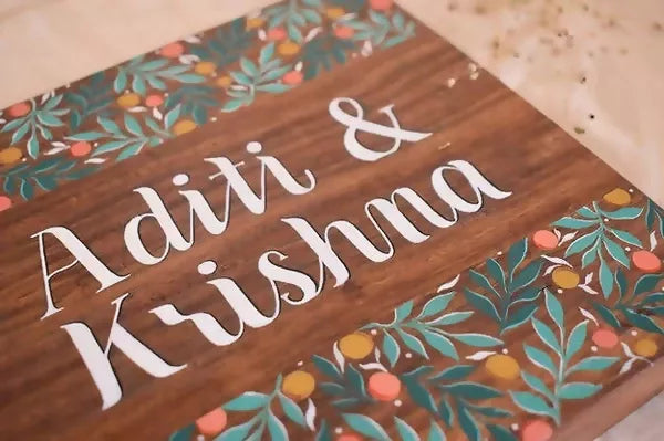 Tropical Name Plate