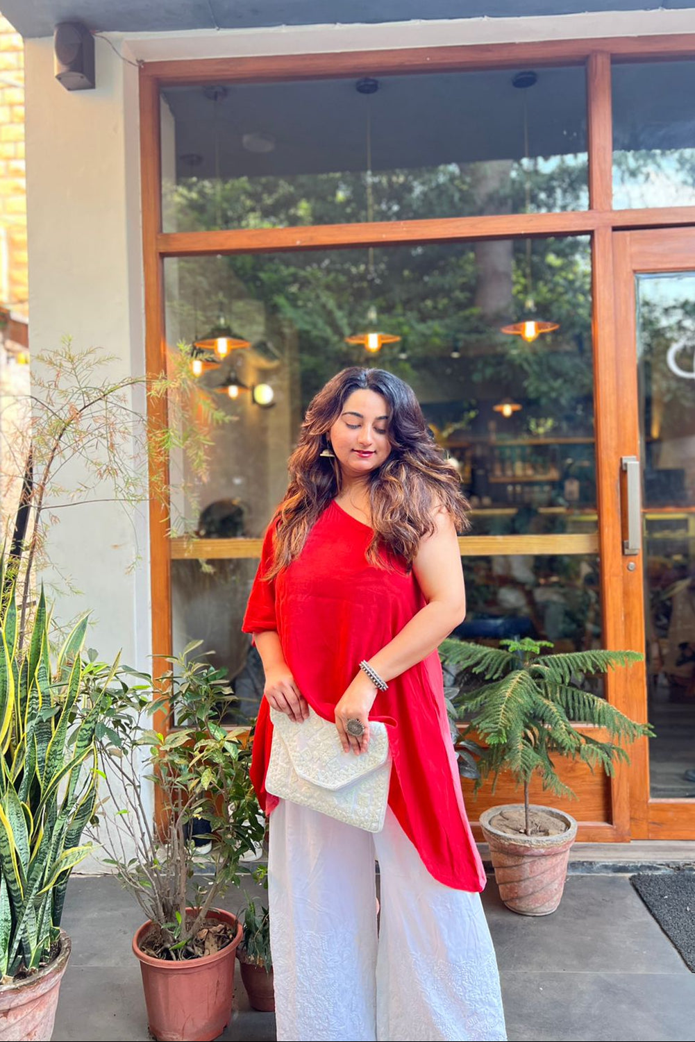 Asymmetrical Kaftan Top