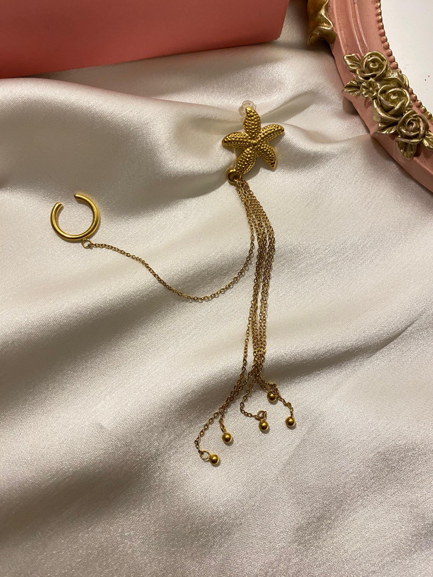 Wishing Star Cuff Earrings