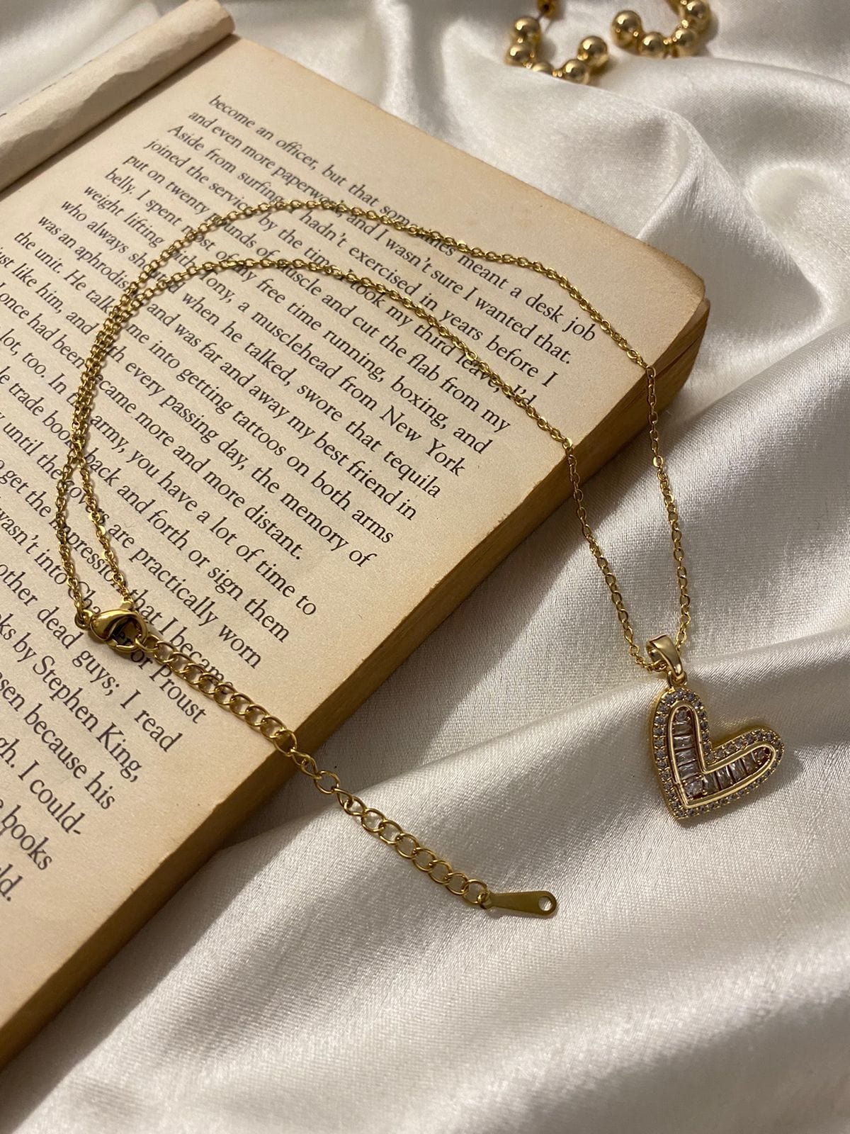 Hang In There Heart Pendant