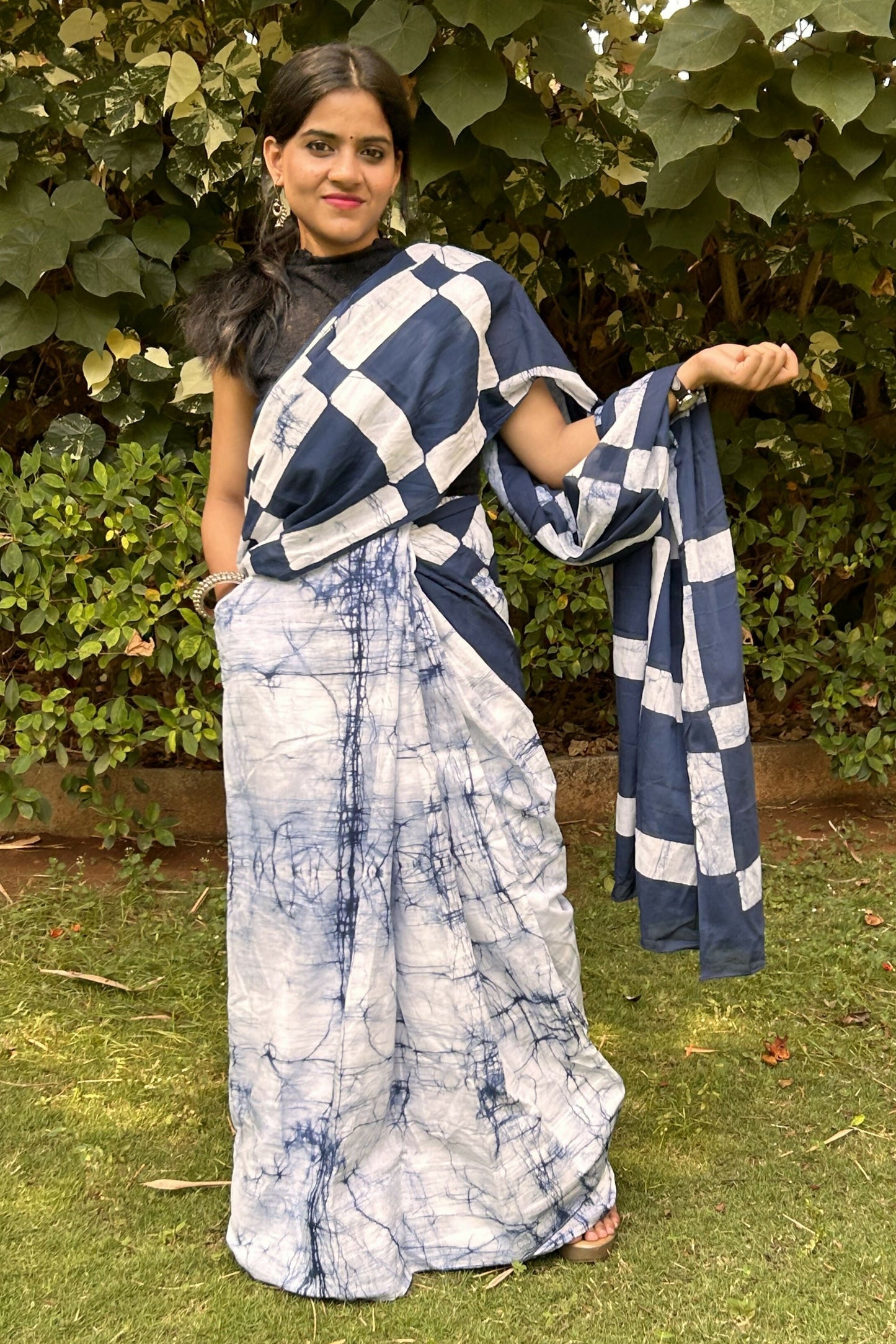 Unboxed Cotton Instantwear Pocket Saree