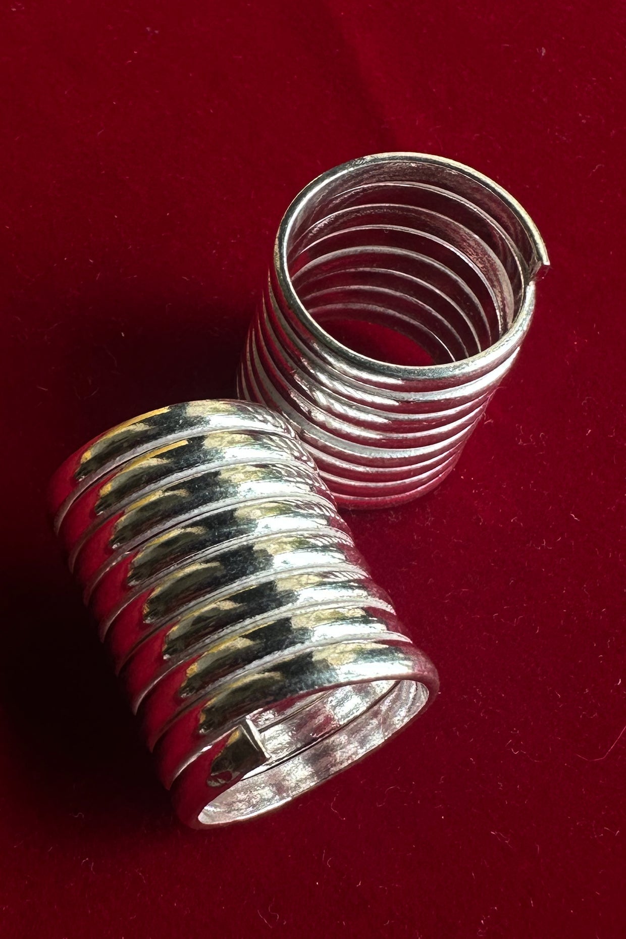 Silver Spiral Ring