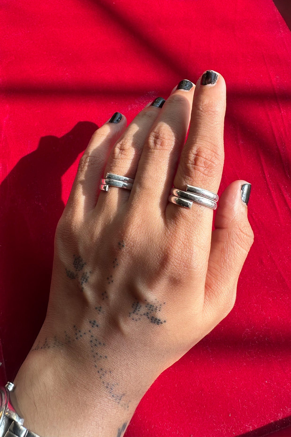 Silver Spiral Ring